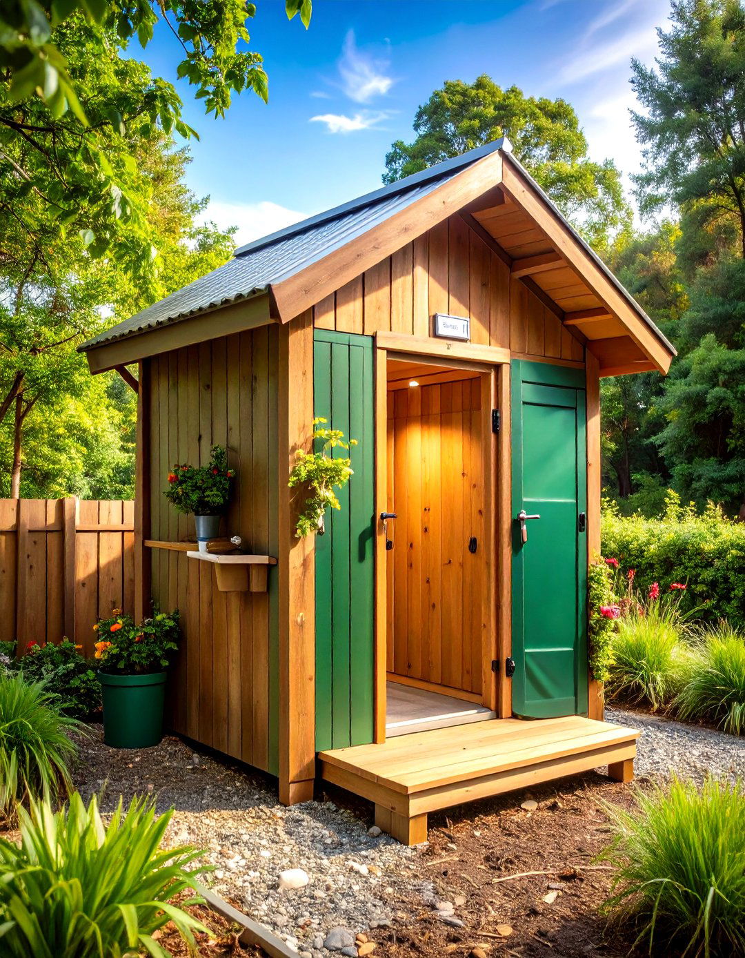 Composting Toilet Pavilion - 25 outdoor bathroom ideas