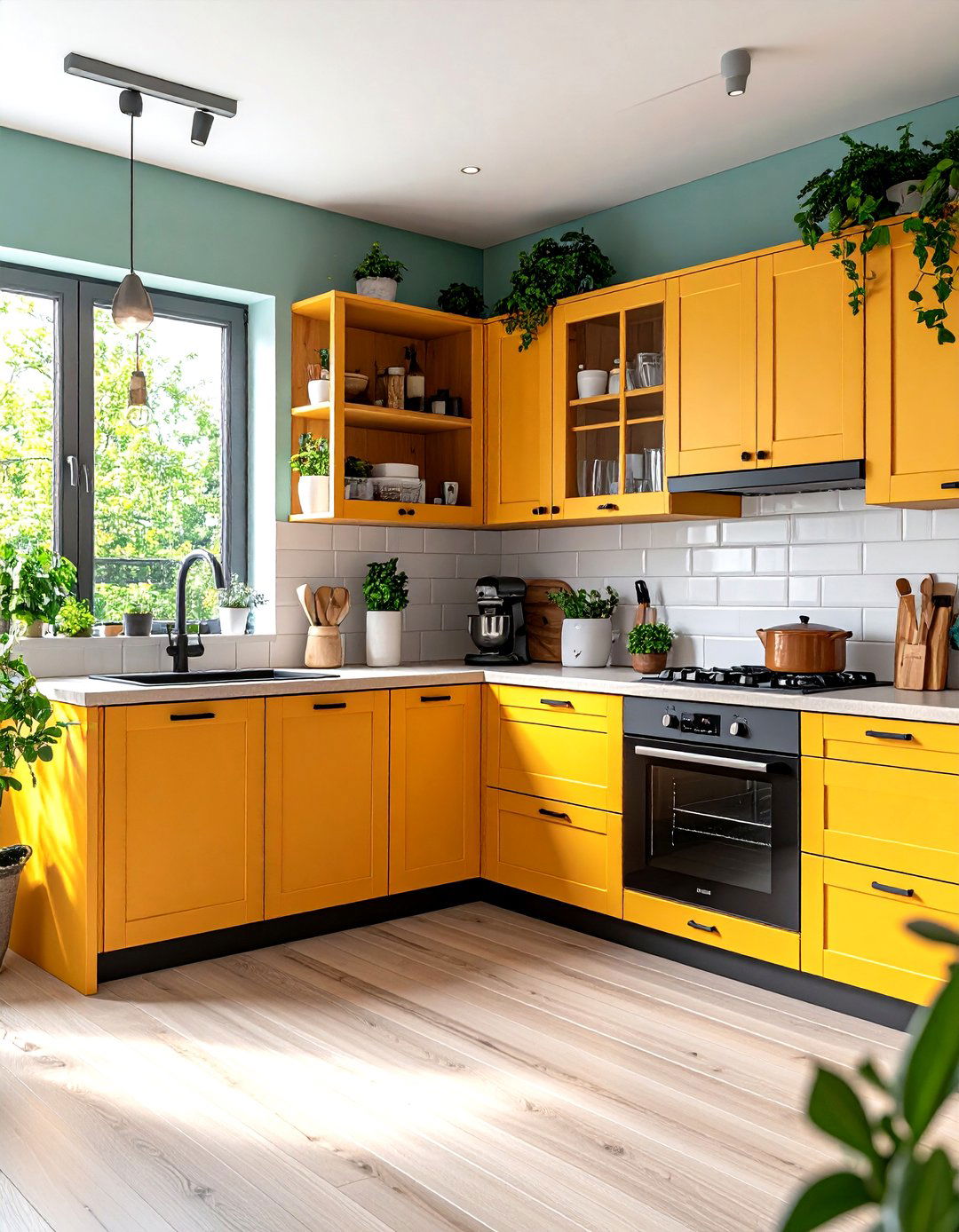 Conceal Small Appliances in an Appliance Garage - 25 parallel modular kitchen design ideas