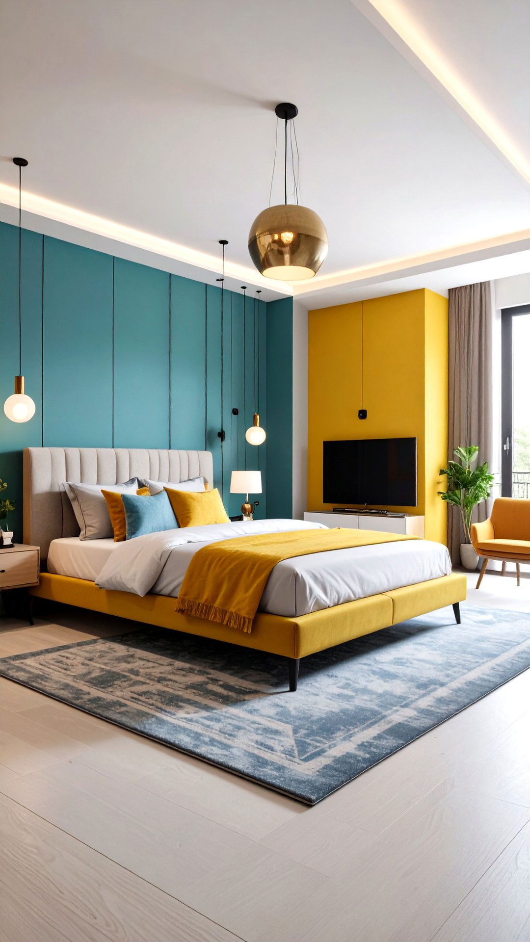 Concealed Cable Control - 25 minimalist bedroom ideas