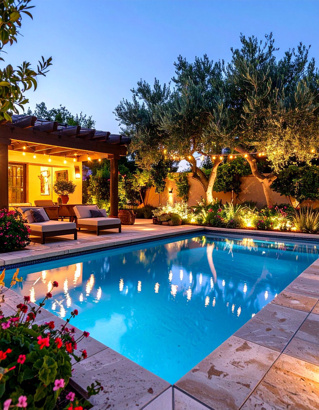 Container Garden Oasis Beside an Above Ground Pool - 25 above ground pool landscaping ideas