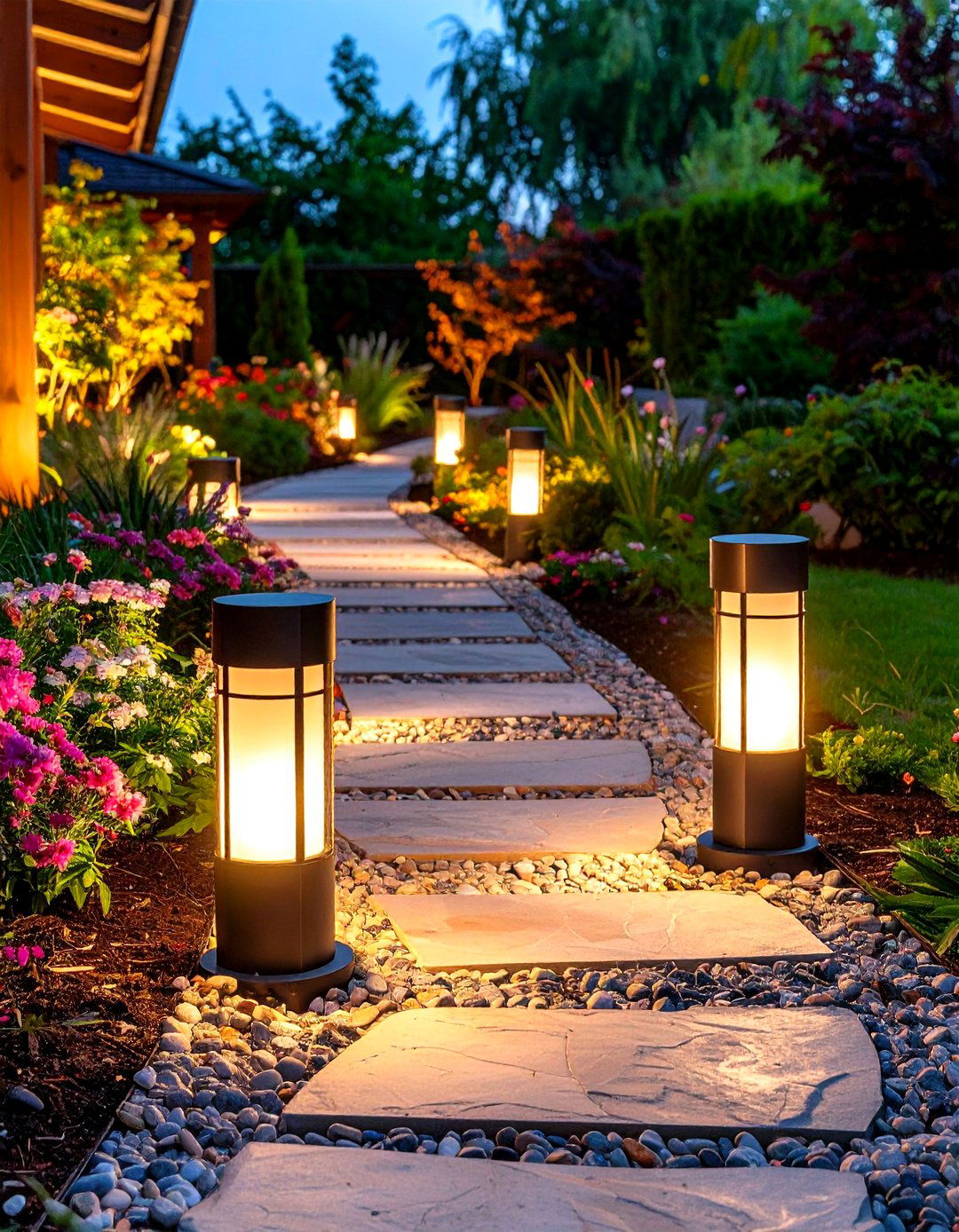 Contemporary Bollard Outdoor Lighting Statements - 25 outdoor lighting ideas