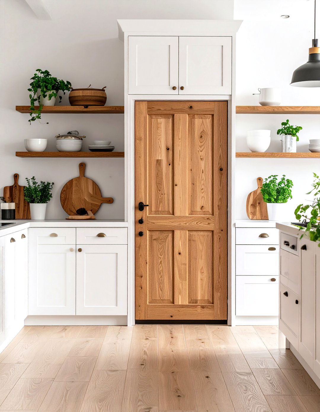 Contrasting Pantry Door - 25 pantry door ideas