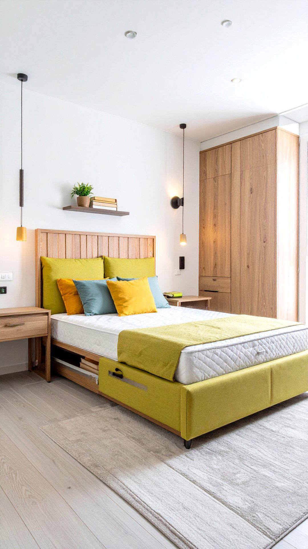 Convertible Desk Bed Bedroom Layout for Instant Office Swaps - 25 bedroom layout ideas