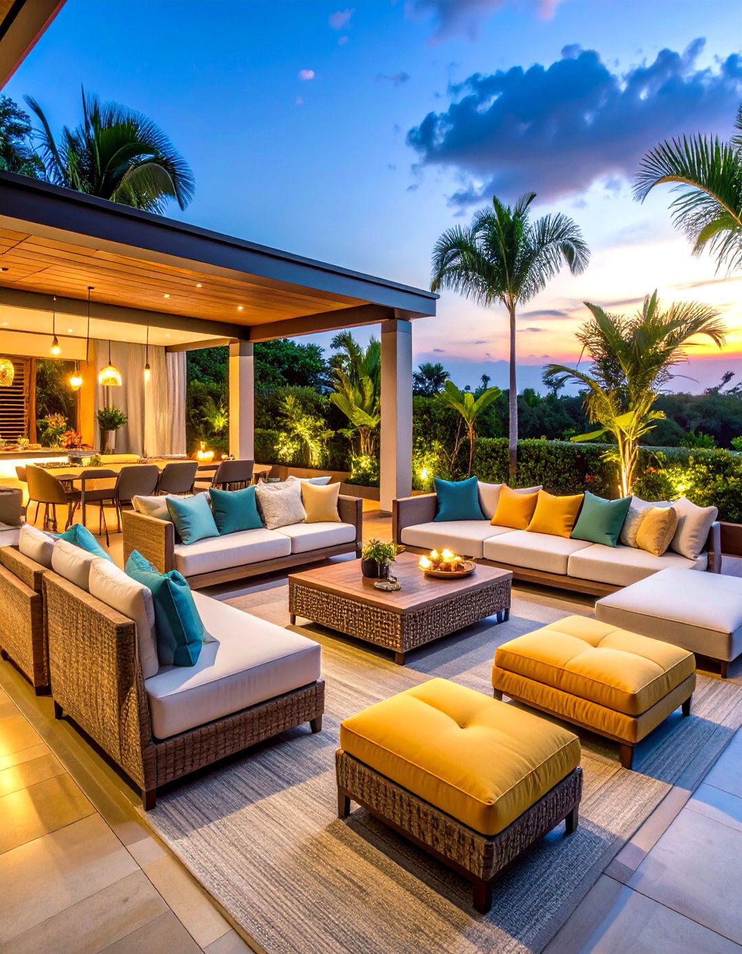 Convertible Furniture Lanai for Flex Use - 25 lanai porch & patio designs