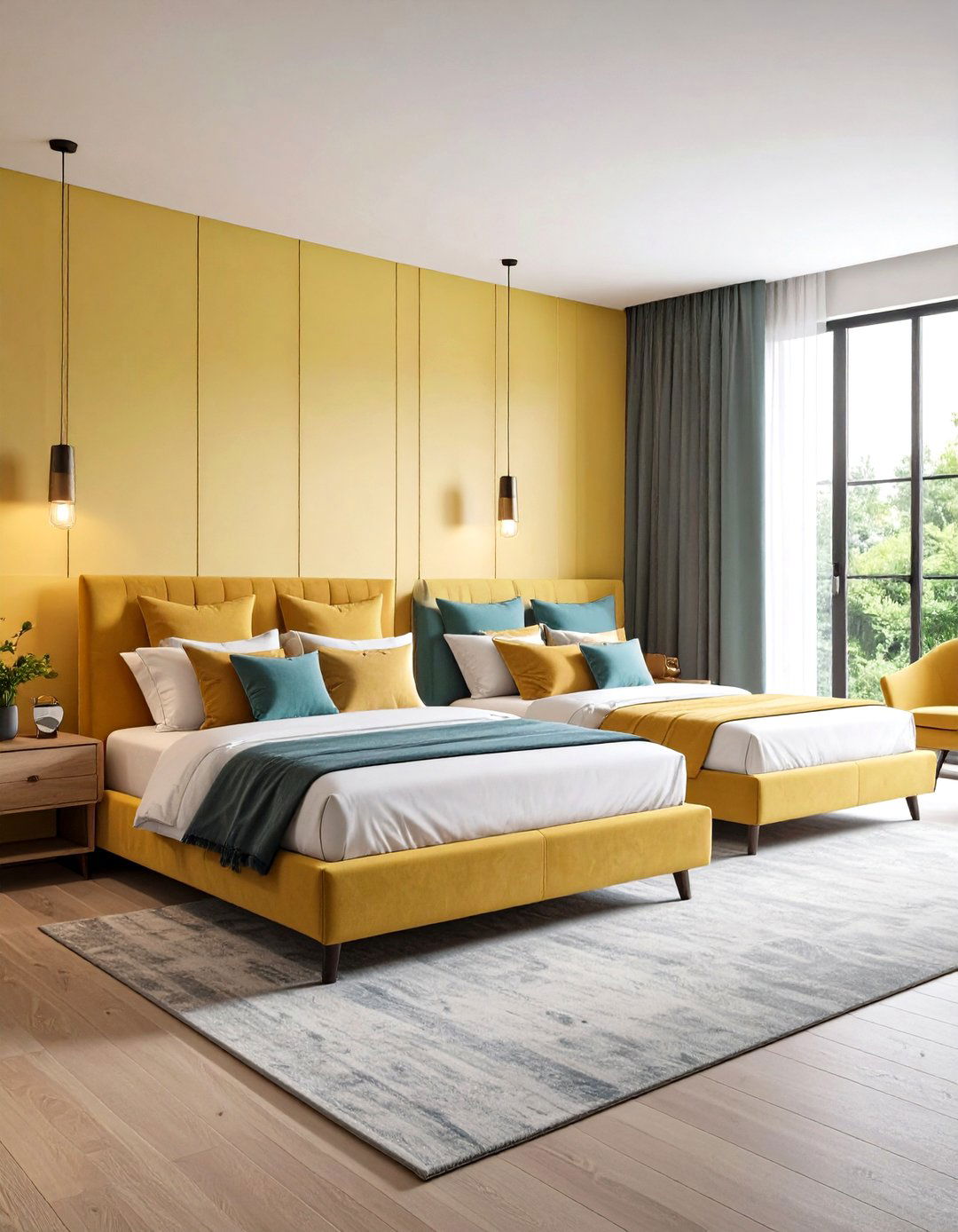 Convertible Sofa Bed with Overhead Loft - 25 2 beds in one small room ideas