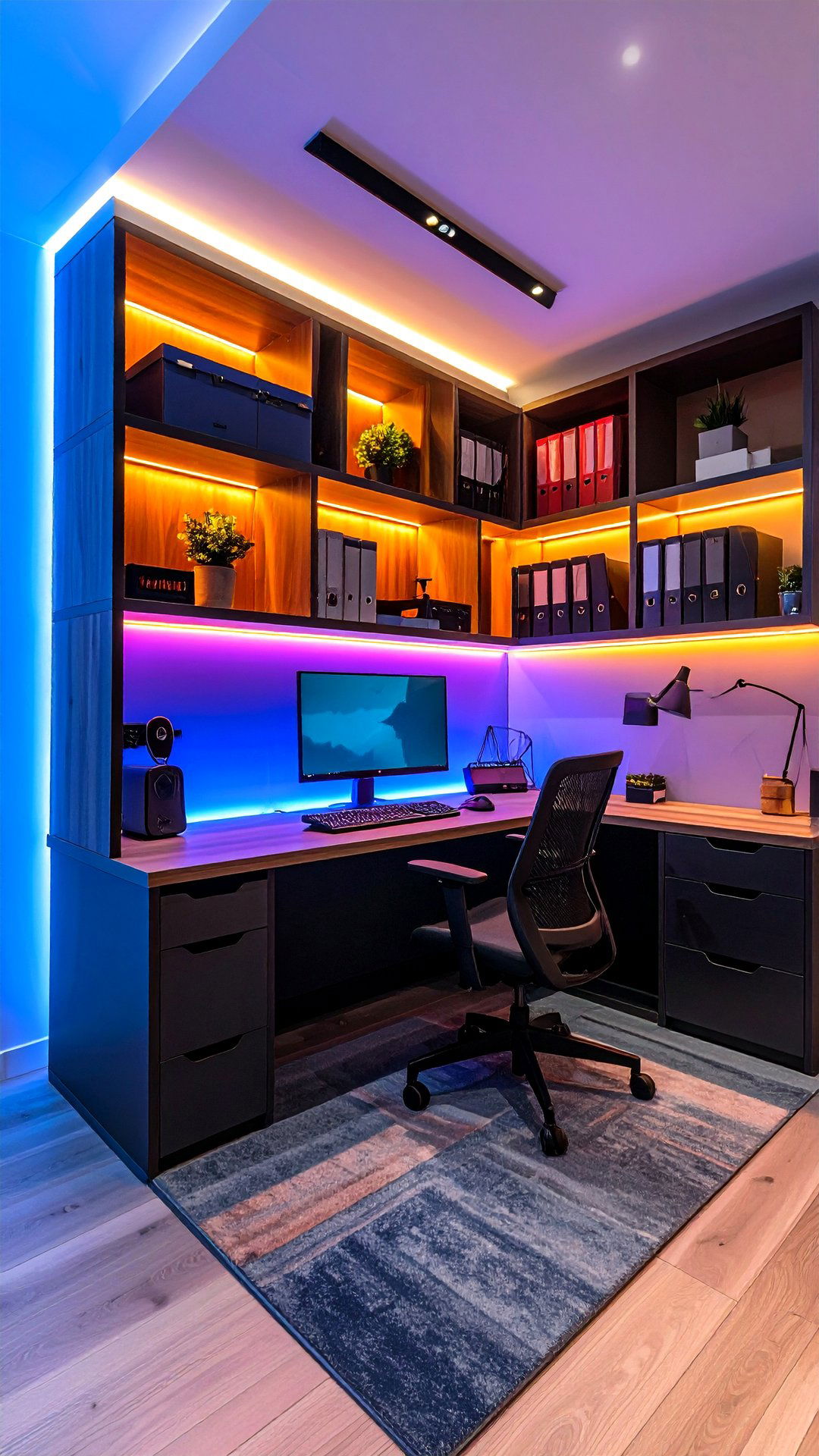 Corner Desk Hutch Shelf for Work from Home Efficiency - 25 corner shelf ideas