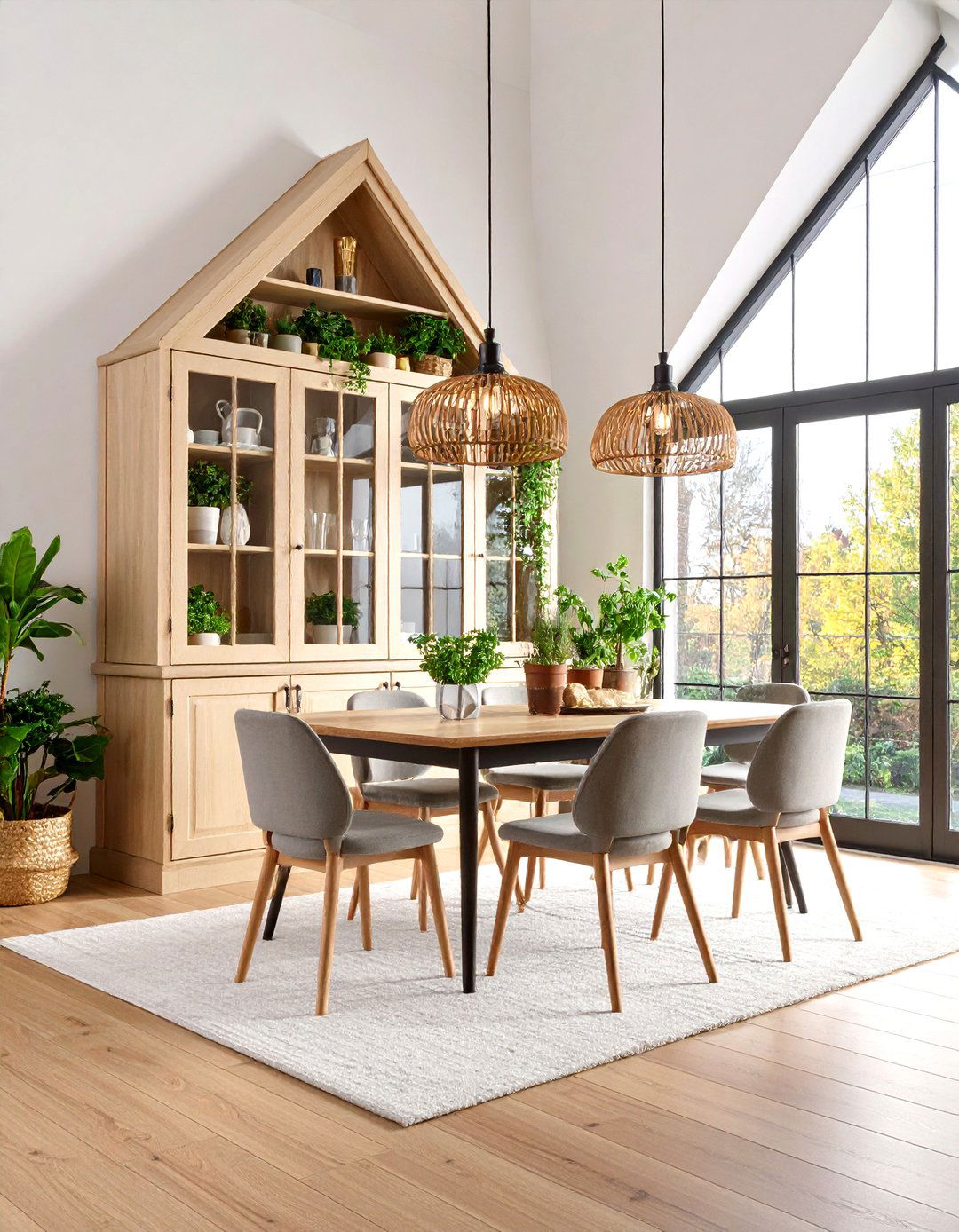 Corner Hutch to Maximize Tight Spaces - 25 dining room hutch ideas