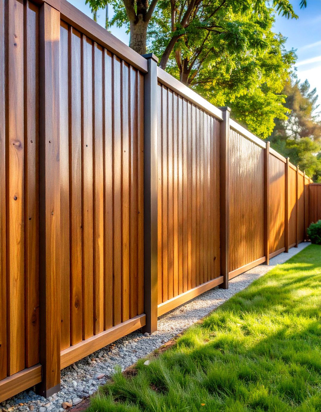 Corrugated Metal Fence Privacy Screen - 25 outdoor privacy screen ideas