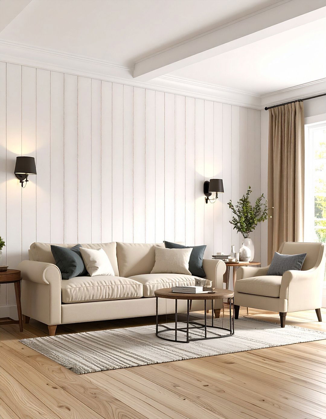 Country Living Room Shiplap Walls Made Simple - 25 country living room ideas