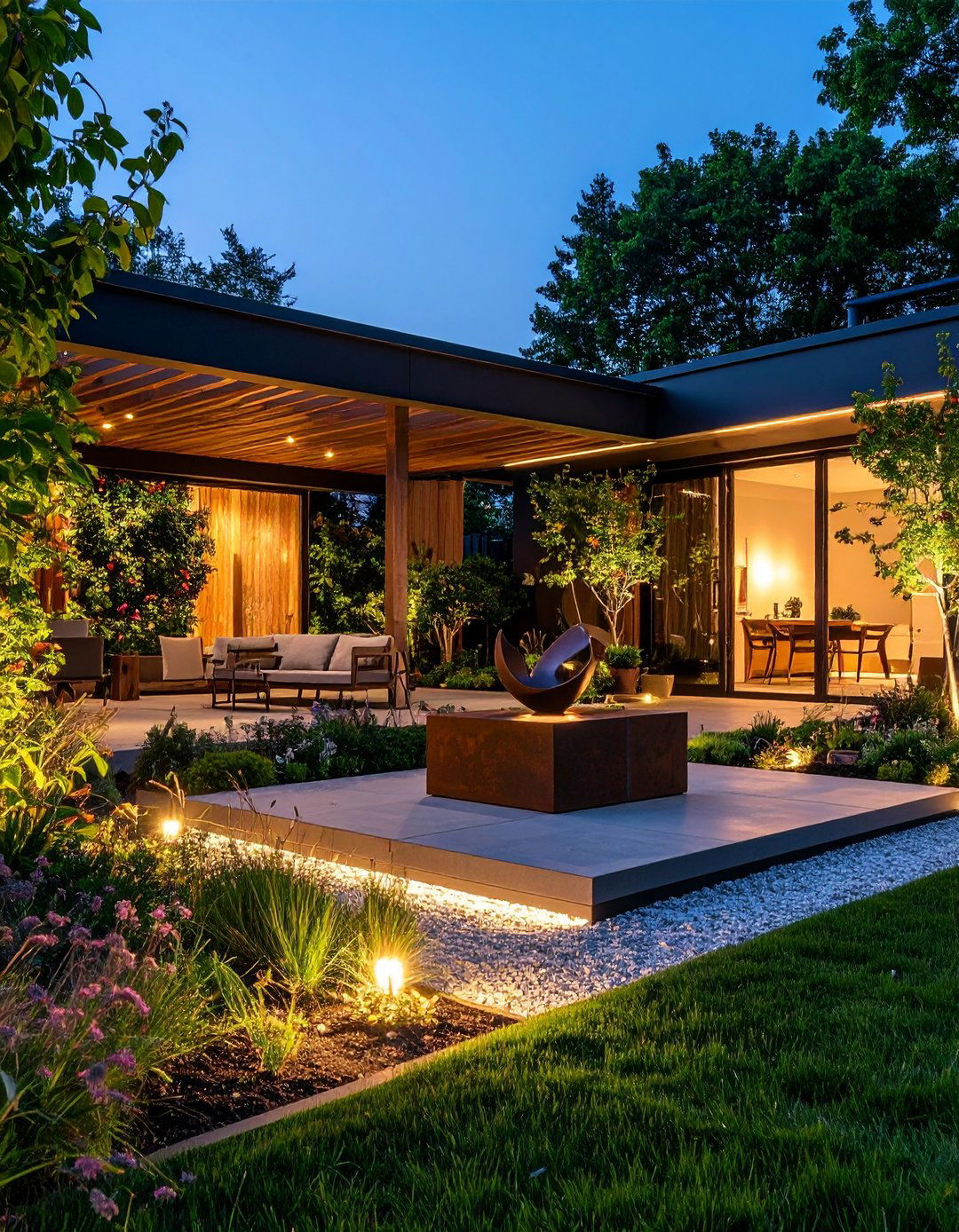 Courtyard as Outdoor Gallery - 25 courtyard ideas