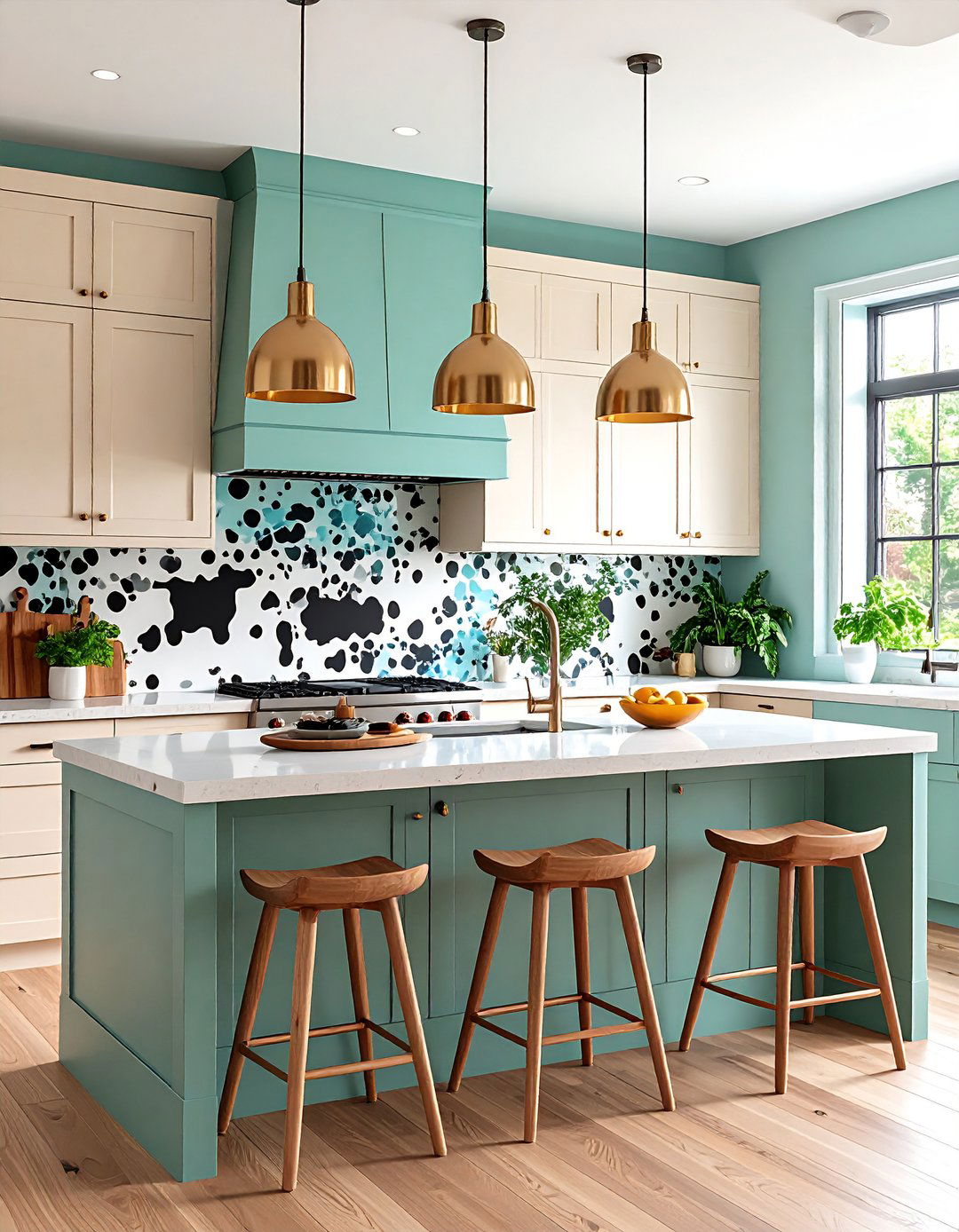Cow Print Kitchen Backsplash Panel - 25 cow print room decor ideas