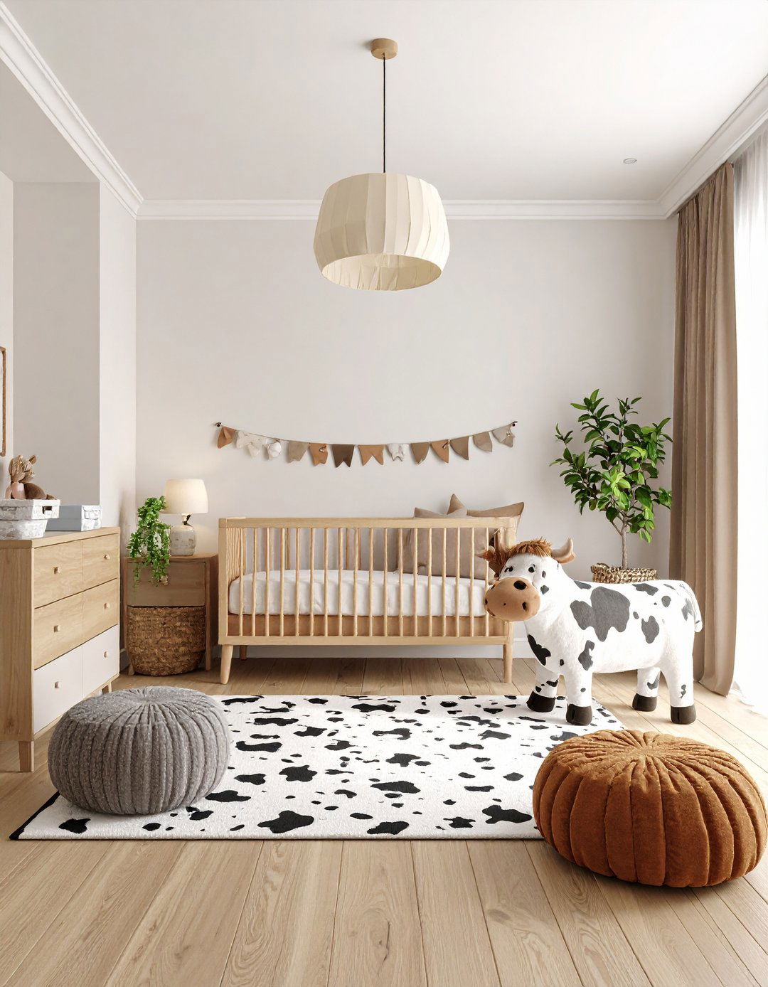 Cow Print Nursery Touches - 25 cow print room decor ideas
