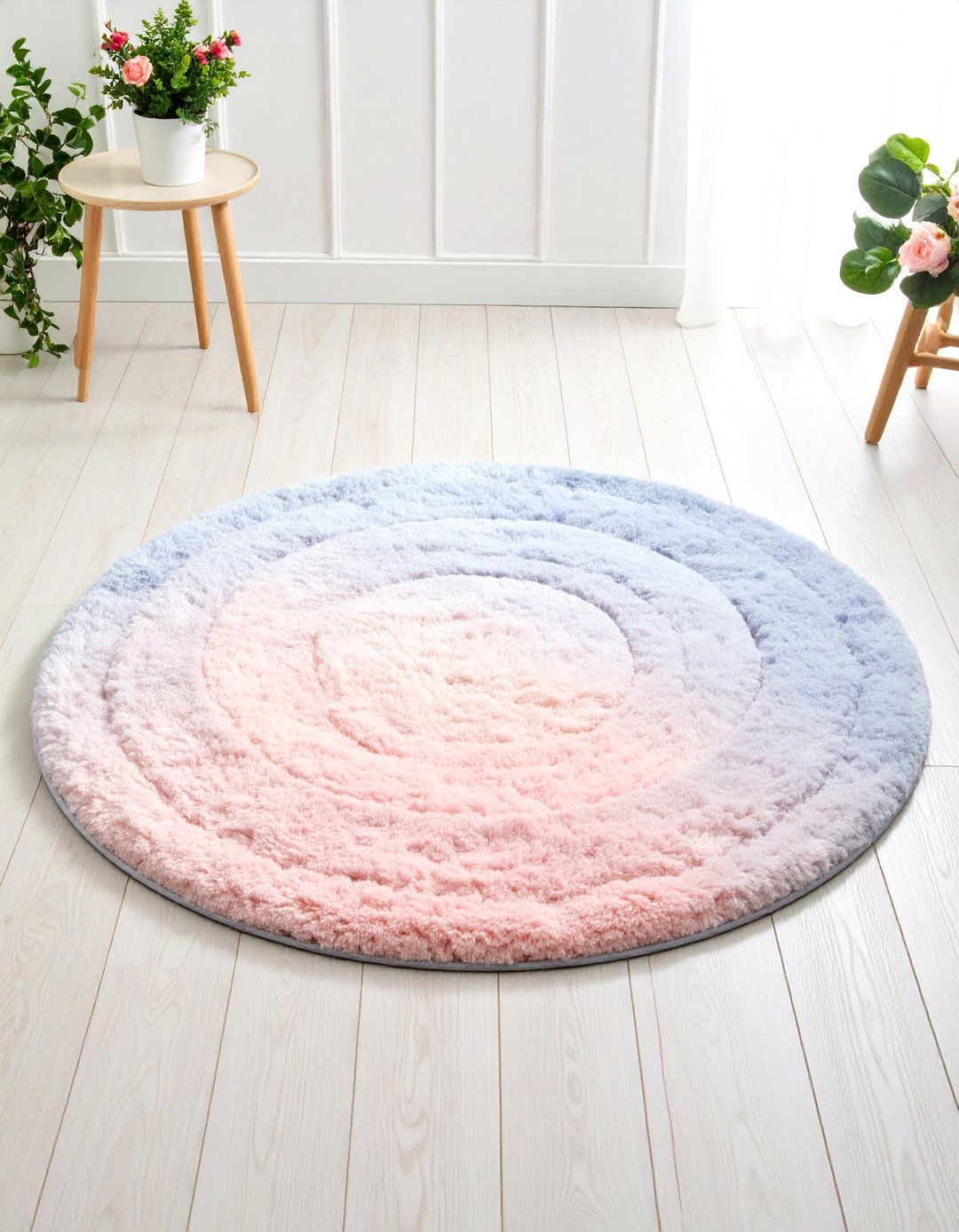 Cozy Plush Rugs Add Comfort Underfoot in Gamer Girl Room - 25 gamer girl room ideas