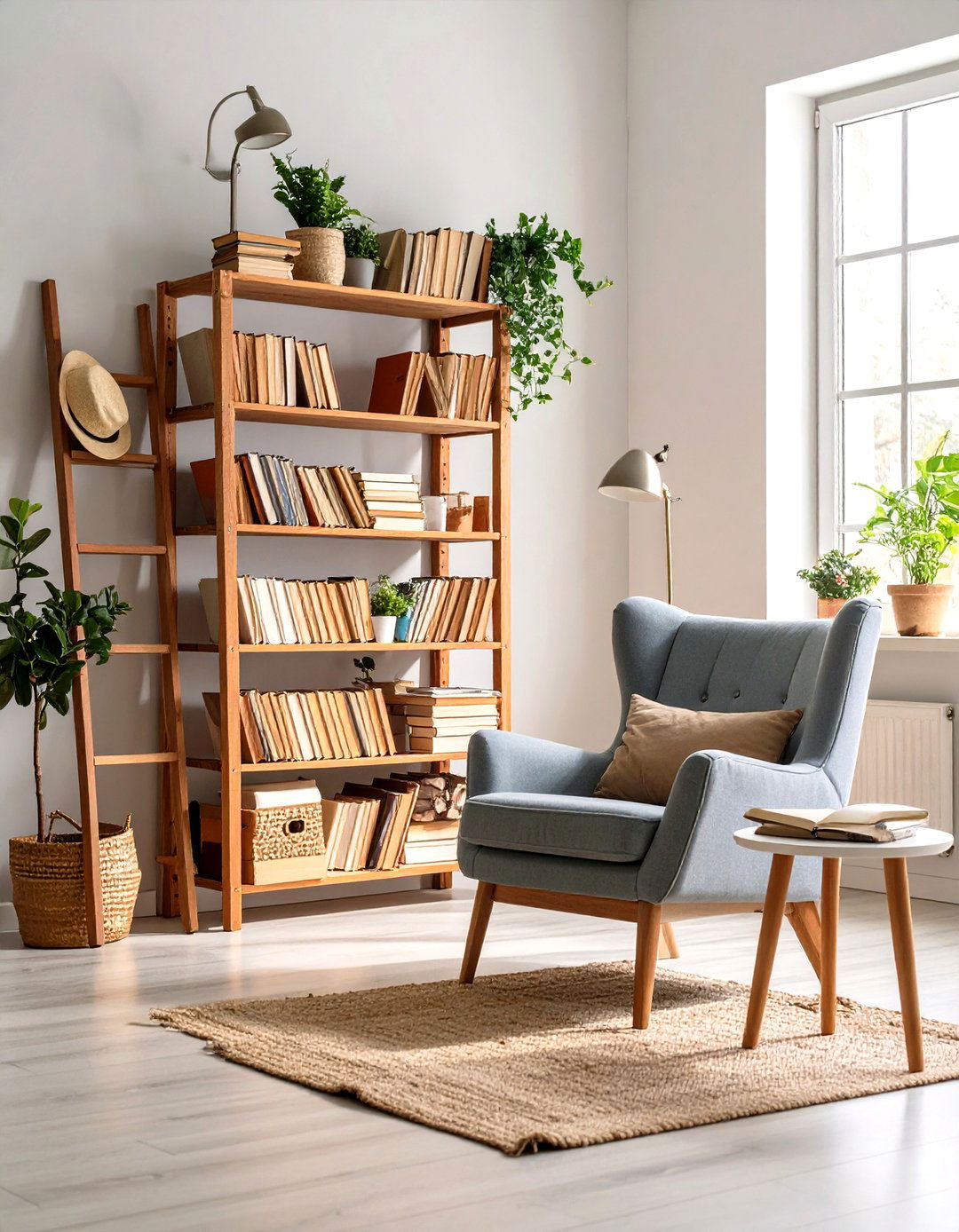 Cozy Reading and Reference Nook - 25 art room ideas