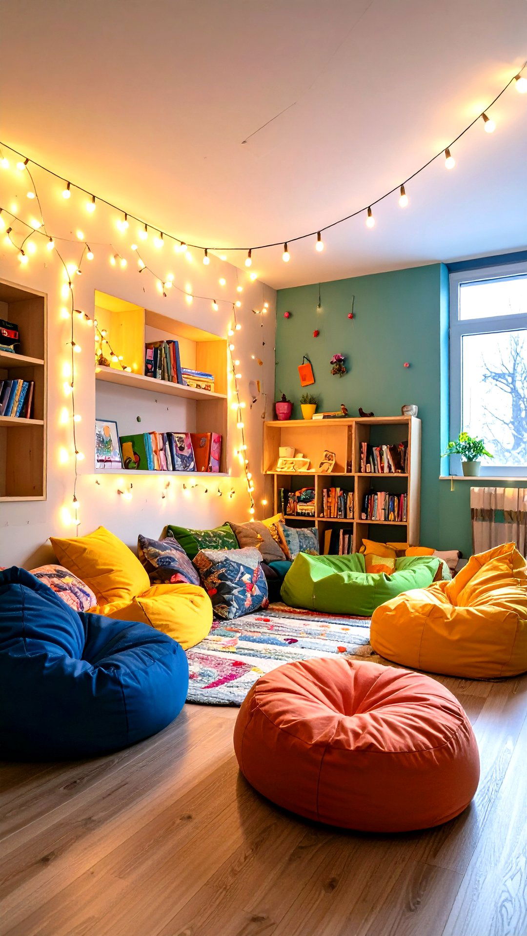 Cozy String Light Classroom LightingSafety First - 25 classroom lighting ideas