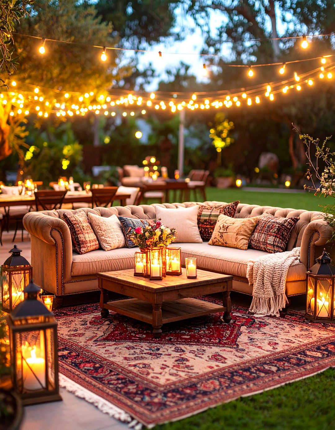 Cozy Vintage Lounge Corners Fall Wedding Decor - 25 fall wedding décor ideas