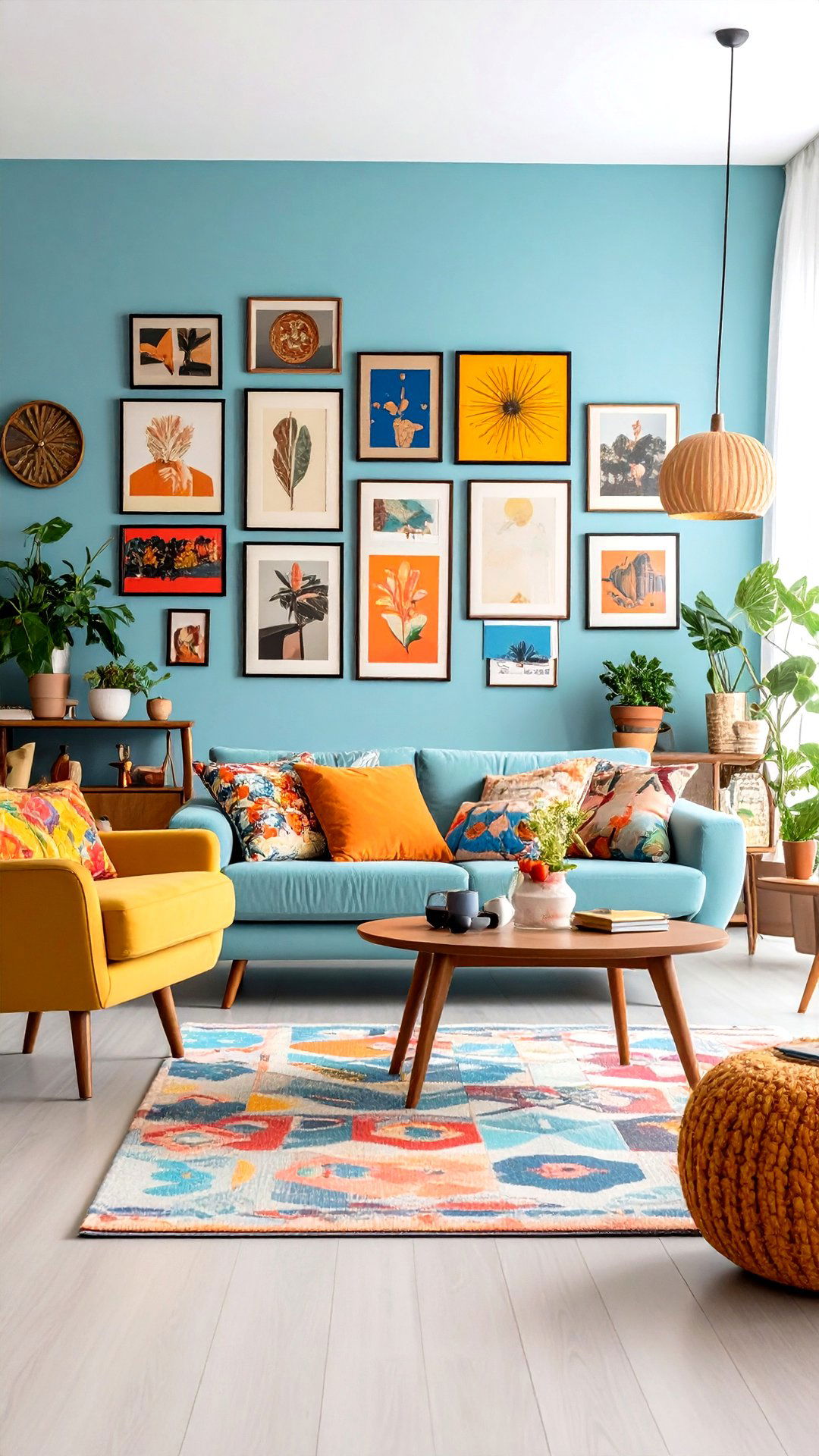Create a Gallery Wall of Vintage Travel Posters - 25 1950s living room ideas