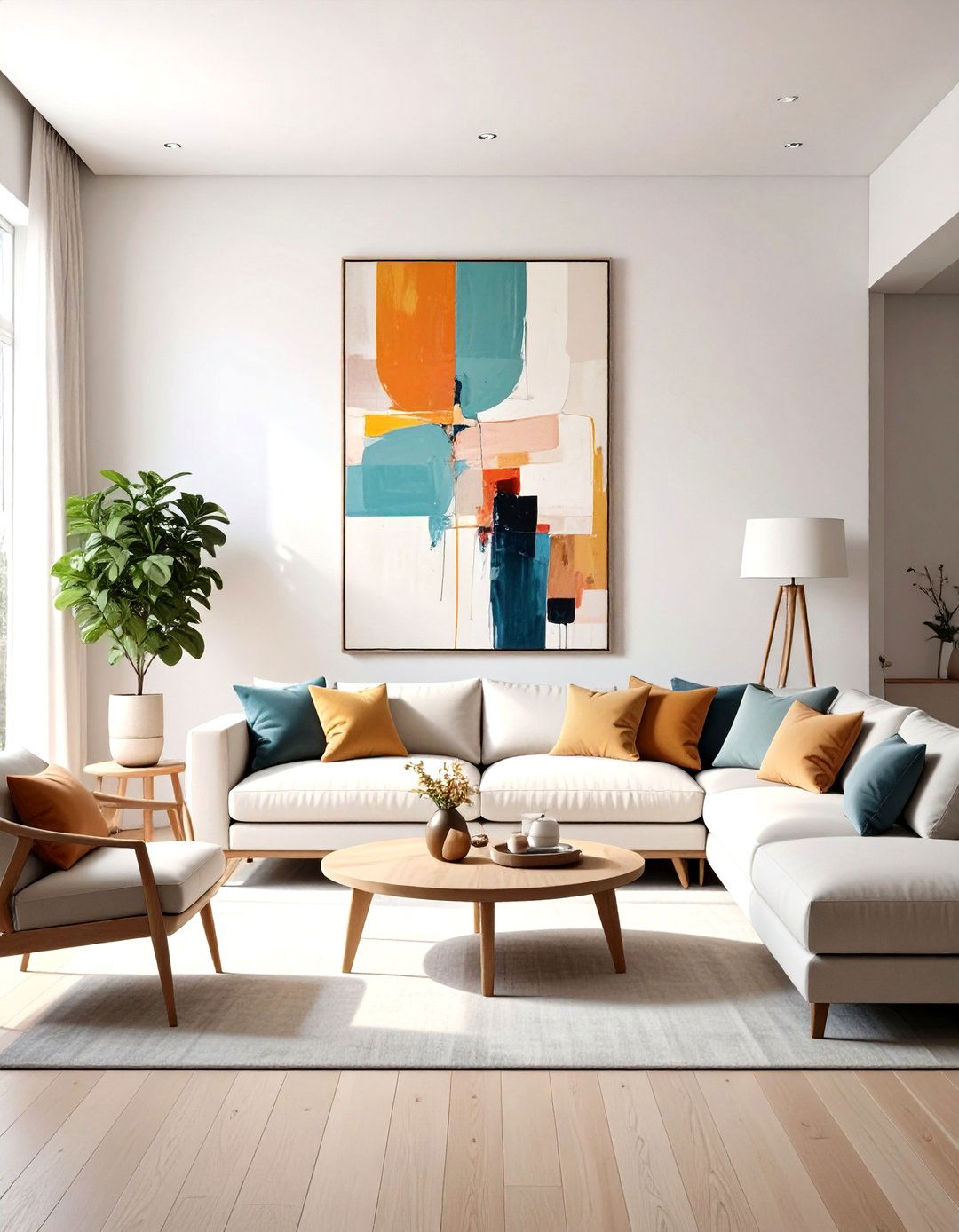 Curate Art Like a Gallery - 25 minimalist apartment ideas