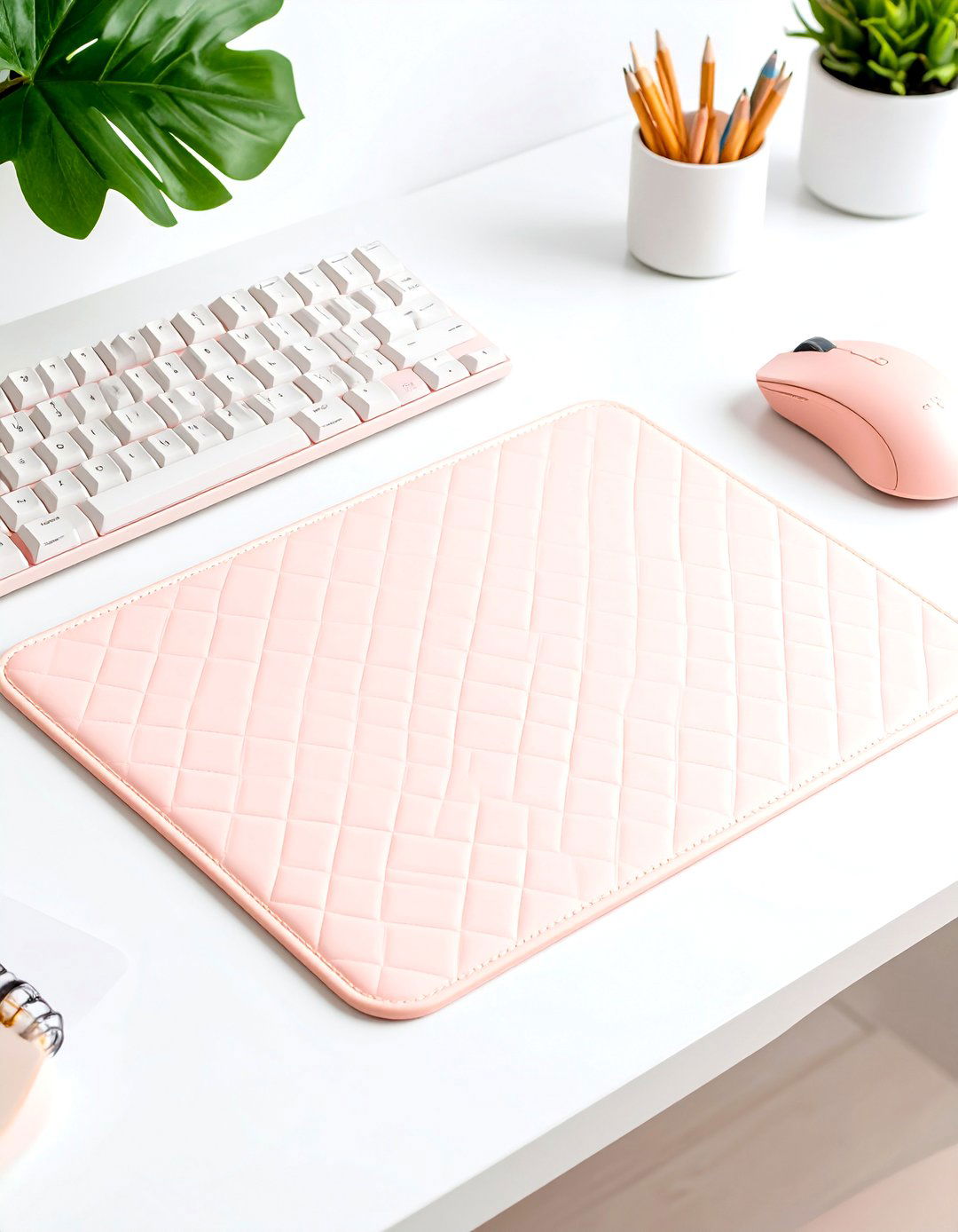 Custom Desk Mats Tie Aesthetic Together in Gamer Girl Room - 25 gamer girl room ideas