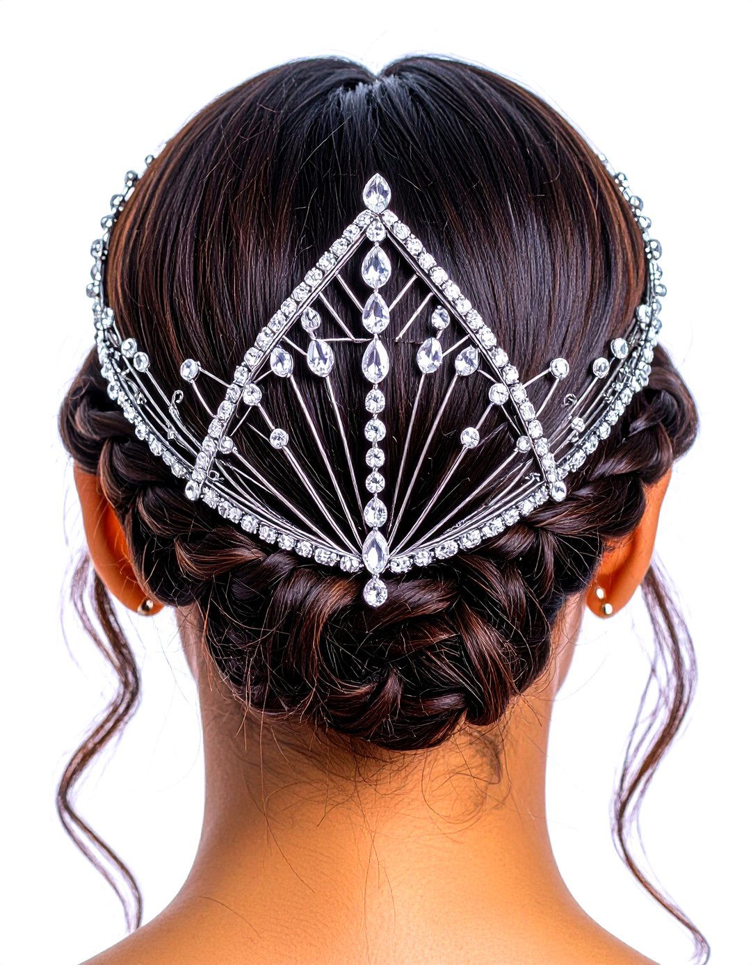 D Geometric Headpieces Let Guests Shine - 25 art deco wedding ideas