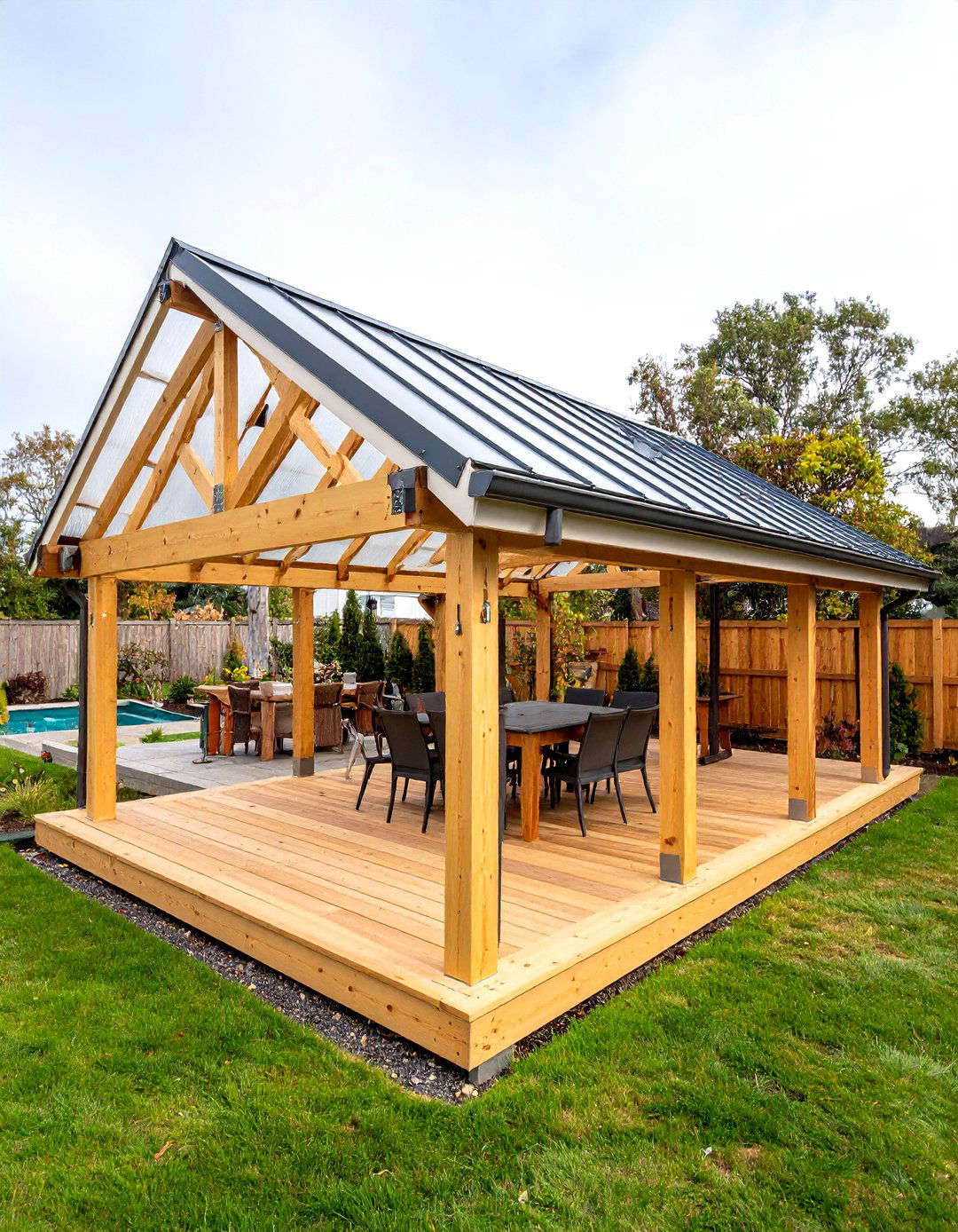 DIY Truss Gable Roof Kit Idea - 25 gable patio roof design ideas