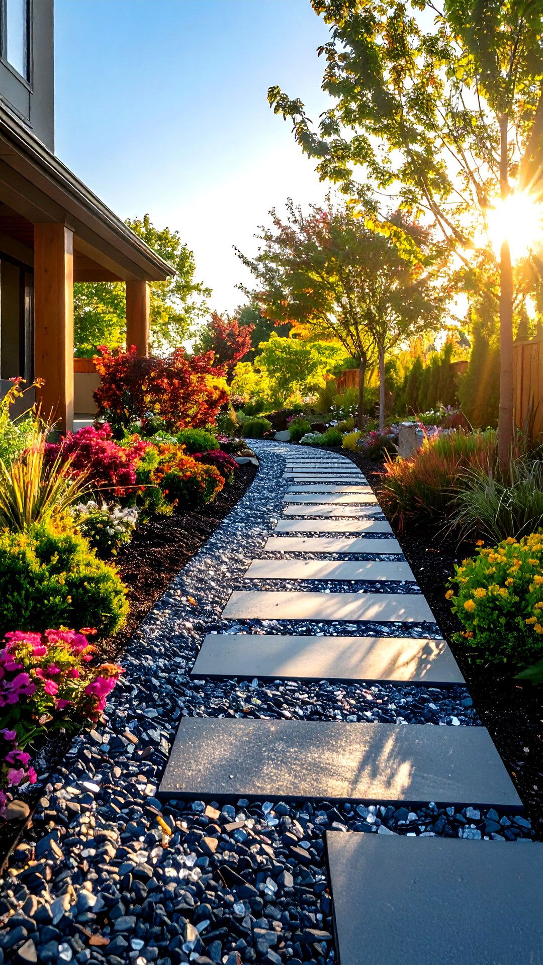 Decorative Aggregate Asphalt Walkway for Sparkle - 25 asphalt walkway ideas