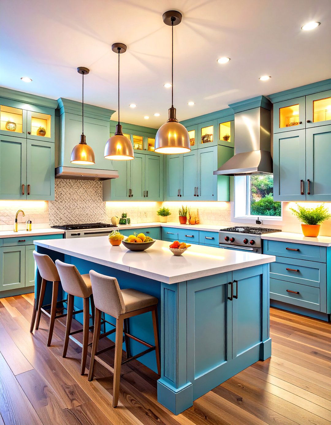 Define Work Zones With Layered Lighting - 25 open kitchen ideas