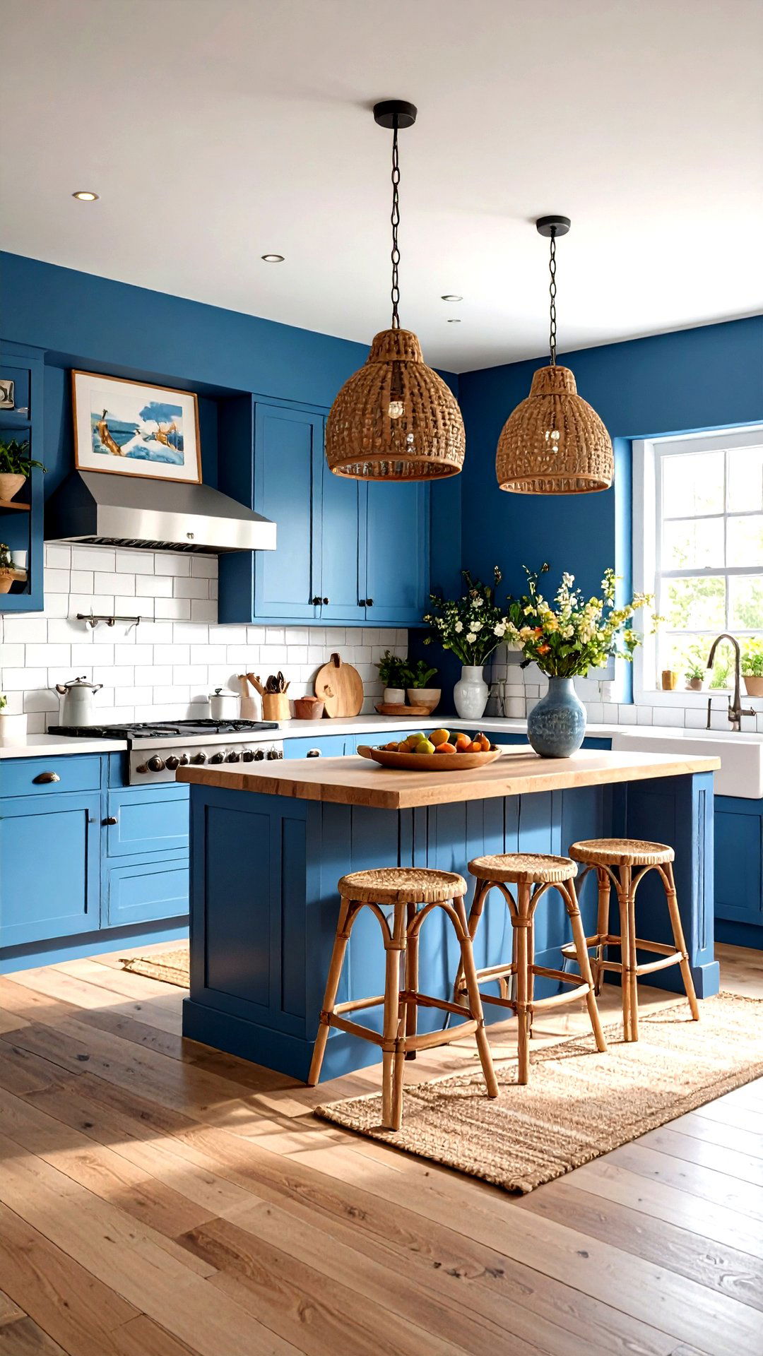 Delft Blue Accent Wall Elegance - 25 accent wall colors