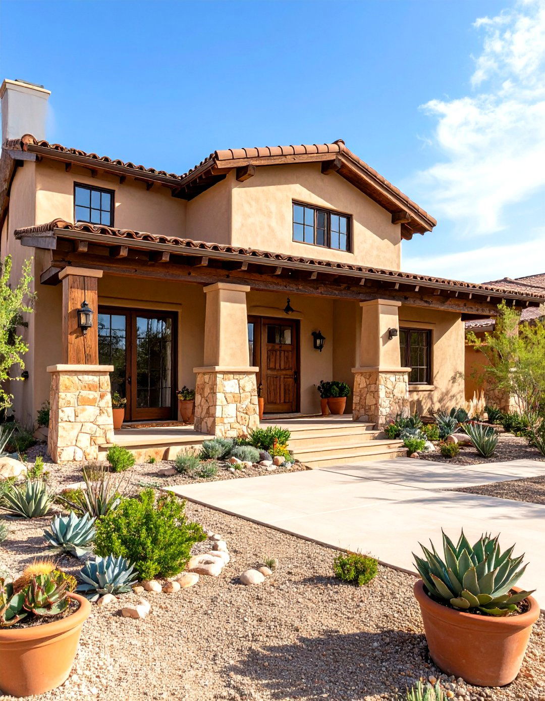 Desert Sand Honors Southwestern Heritage - 25 exterior house colors & inspiration