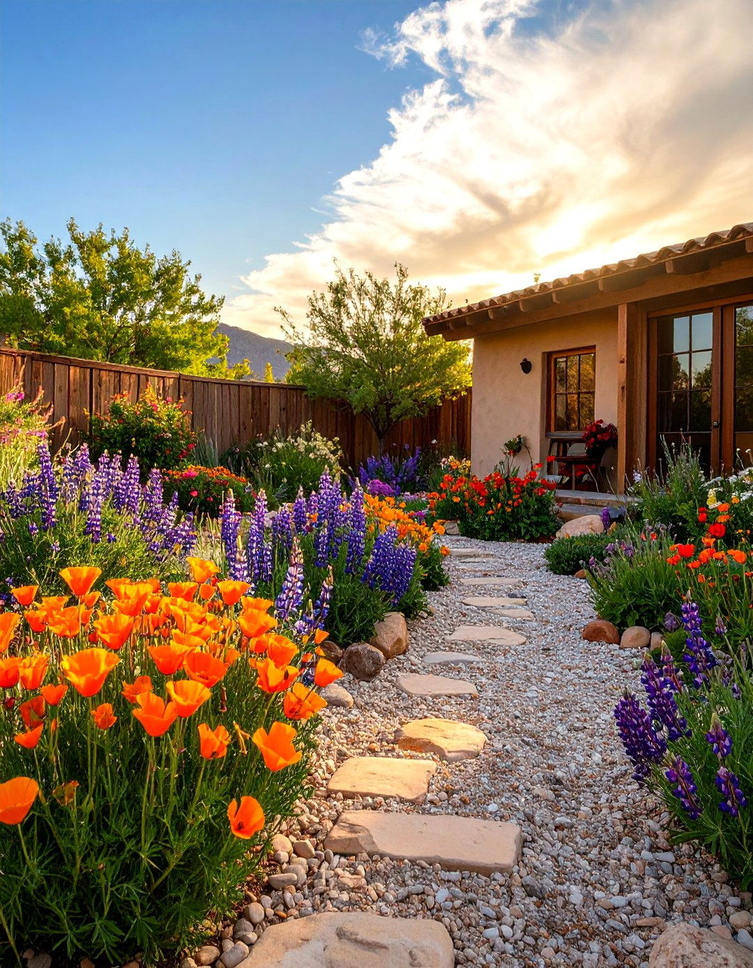 Desert Wildflower Pocket to Enliven the Backyard with Color - 25 arizona backyard ideas