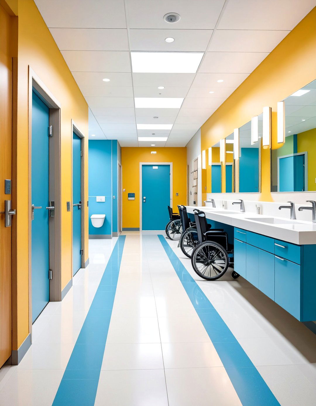 Design for ADA Maneuverability - 25 office bathroom ideas