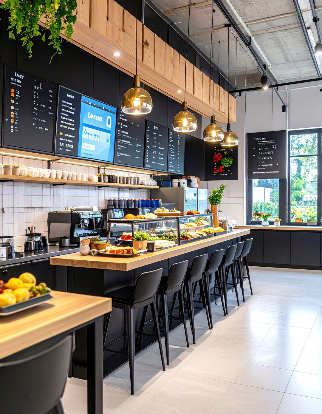 Digital Menu Board Office Kitchen Communication - 25 office kitchen ideas