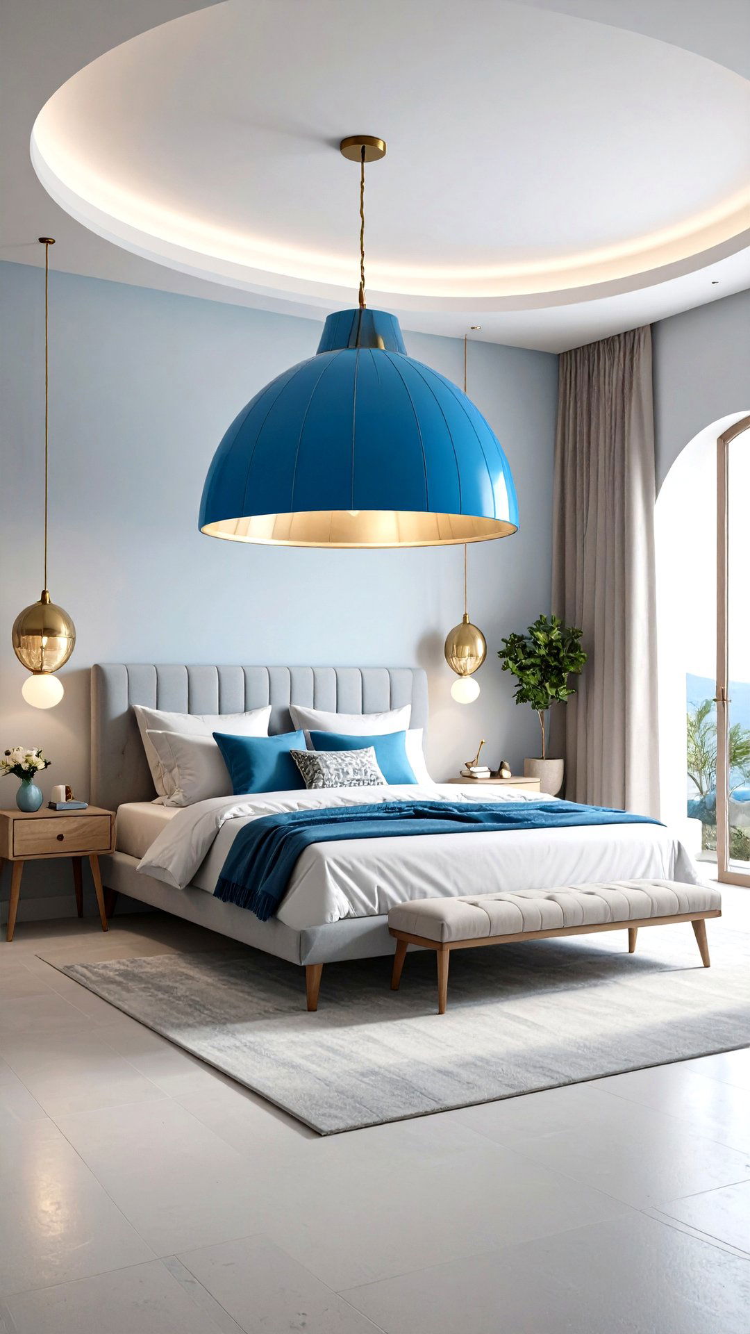 Dome Inspired Lighting Greek Bedroom - 25 greek bedroom design ideas