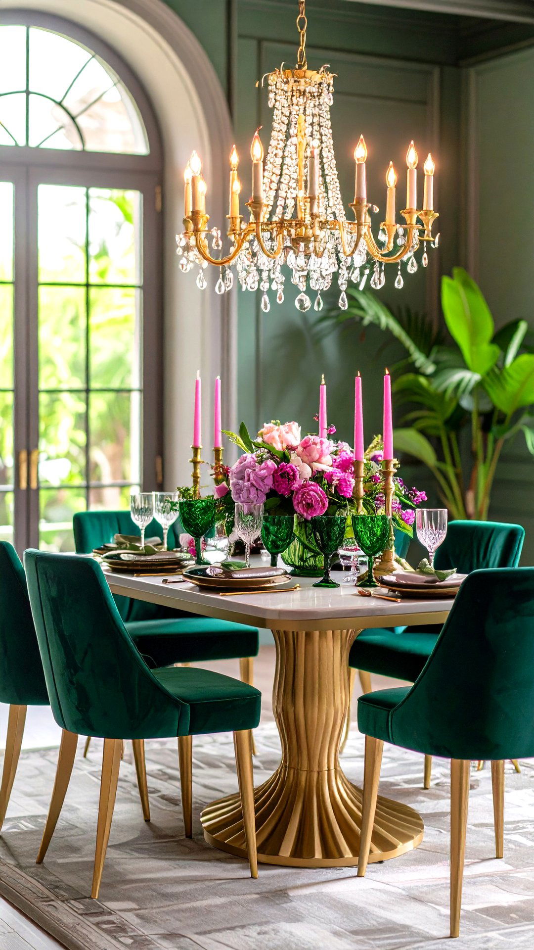 Dopamine Decor Hues Re energize an Art Deco Dining Room - 25 art deco dining room ideas