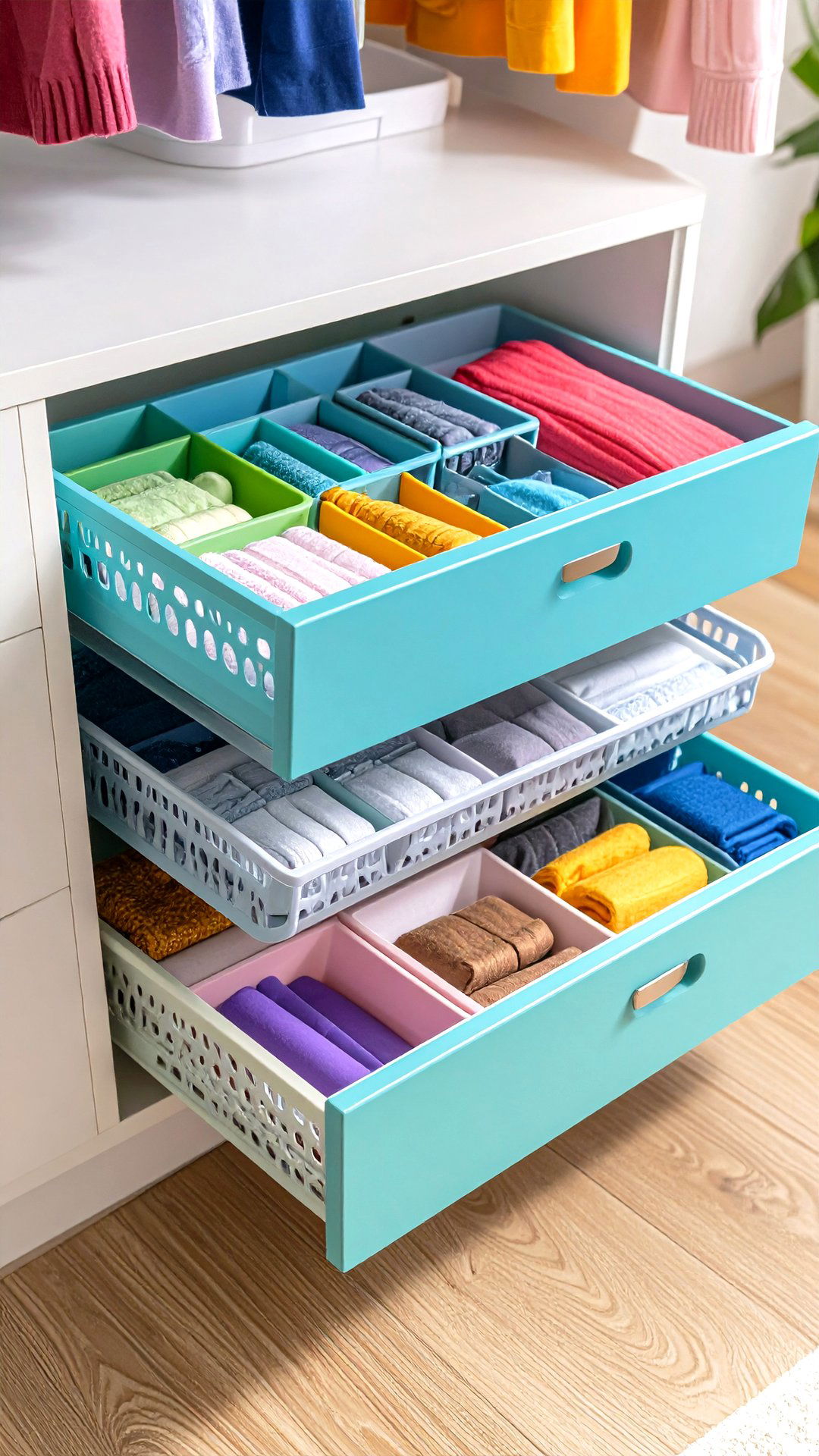 Drawer Organizer Grids for Intimate Clothes Storage - 25 clothes storage ideas