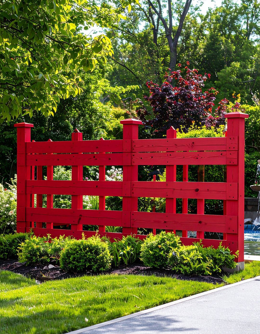Driveway Statement Pallet Fence - 25 pallet fence ideas