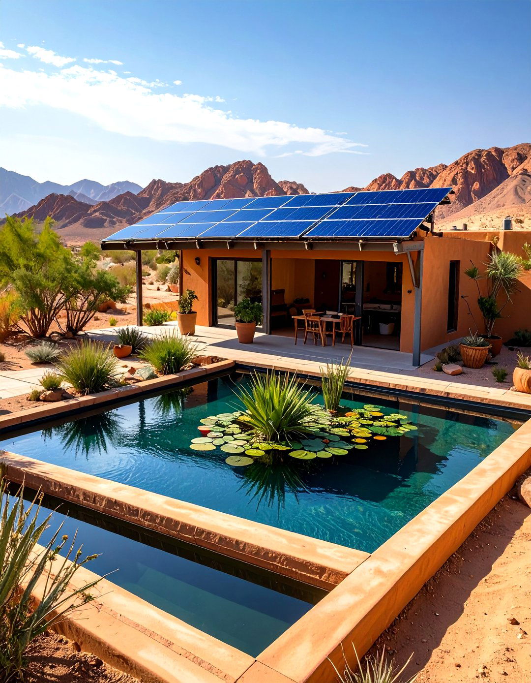 Drought Resilient Micro Pond - 25 backyard pond ideas
