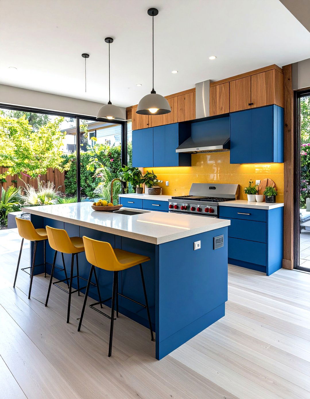 Dual Level Countertops for Prep and Bar - 25 outdoor kitchen designs