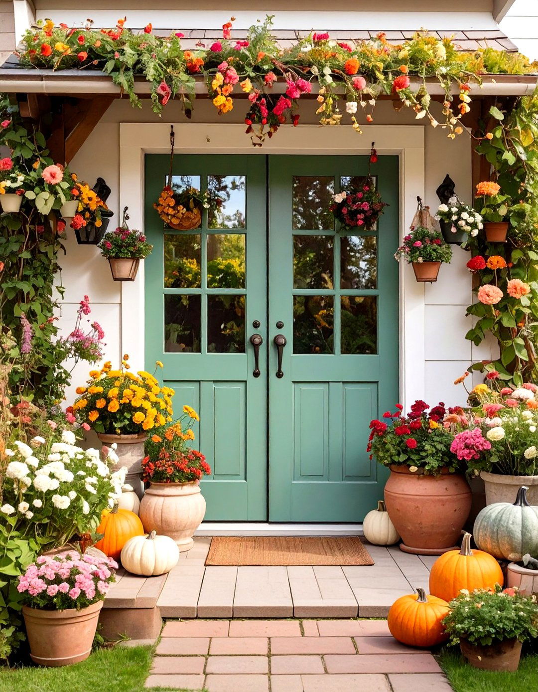 Dutch Split Leaf Patio Door for Pet Friendly Control - 25 patio door ideas