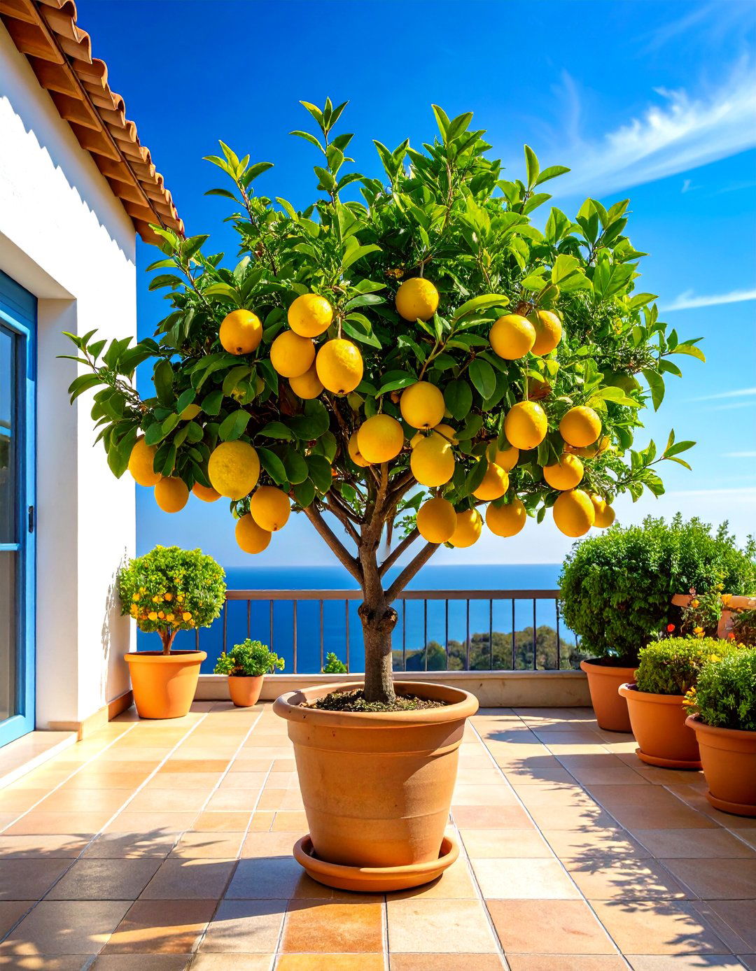 Dwarf Lemon Trees Perfume Patios With Citrus and Blossom - 25 outdoor plants for patio