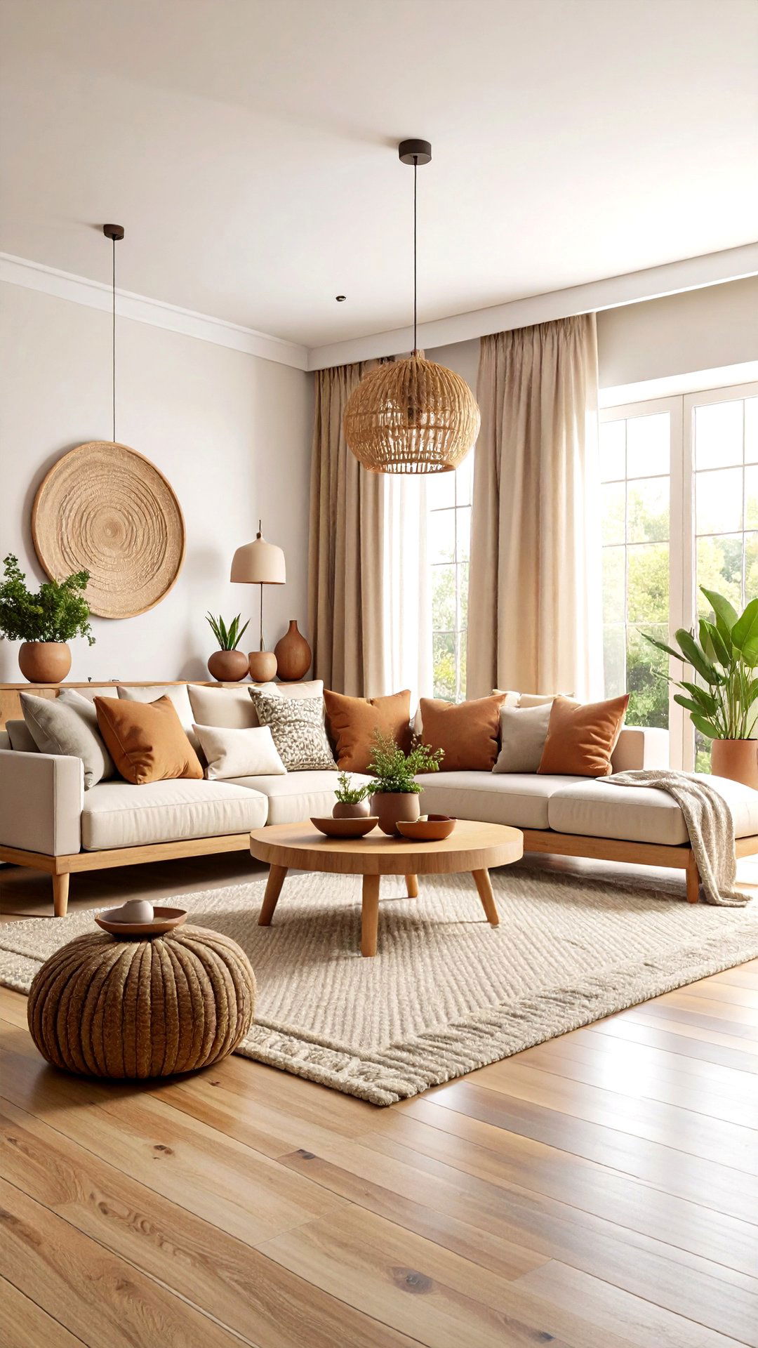 Earth Tone Calm With Layered Neutrals - 25 aesthetic living room ideas