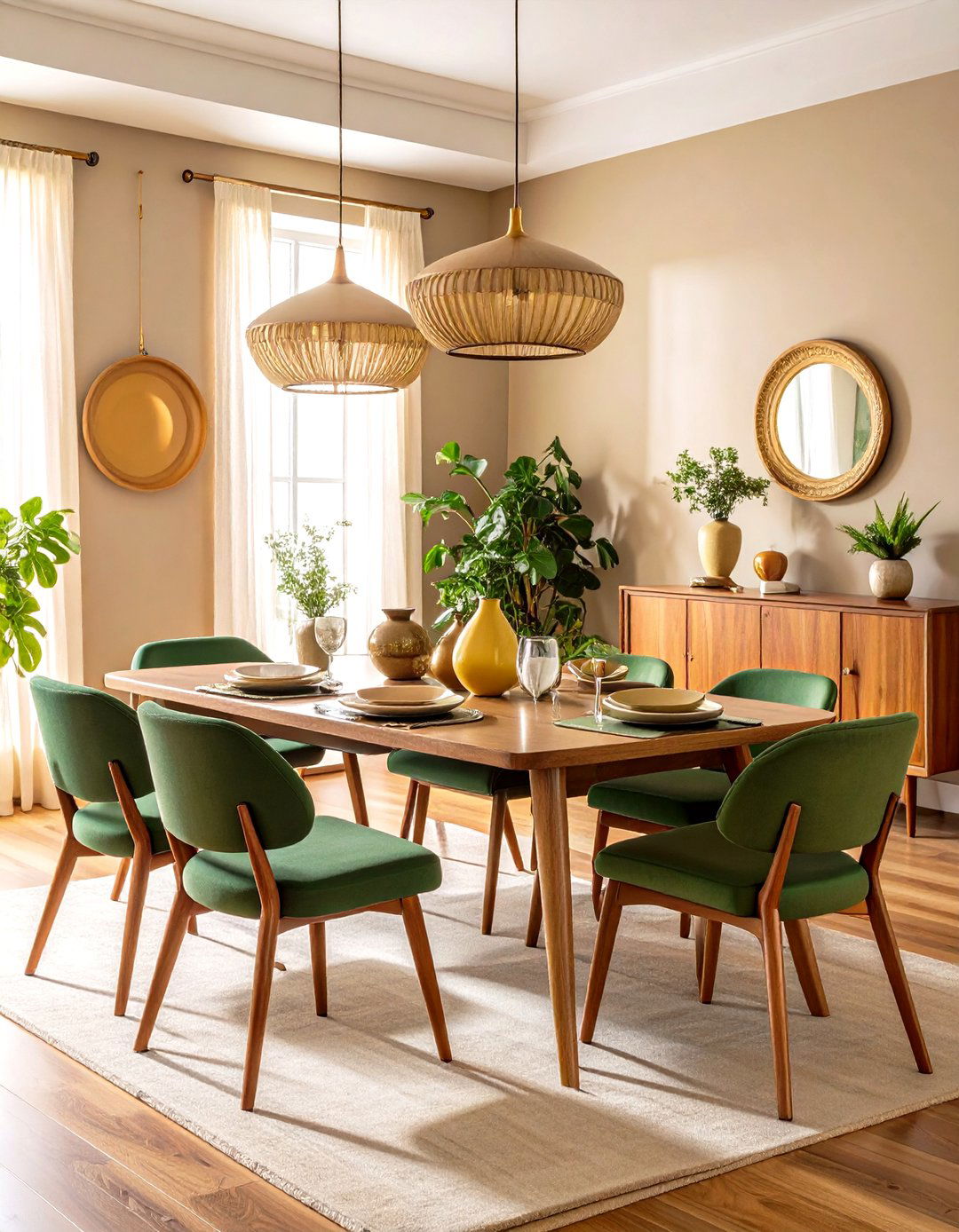 Earthy Palettes Wrap the Room in Cozy Nostalgia - 25 70s dining room design ideas