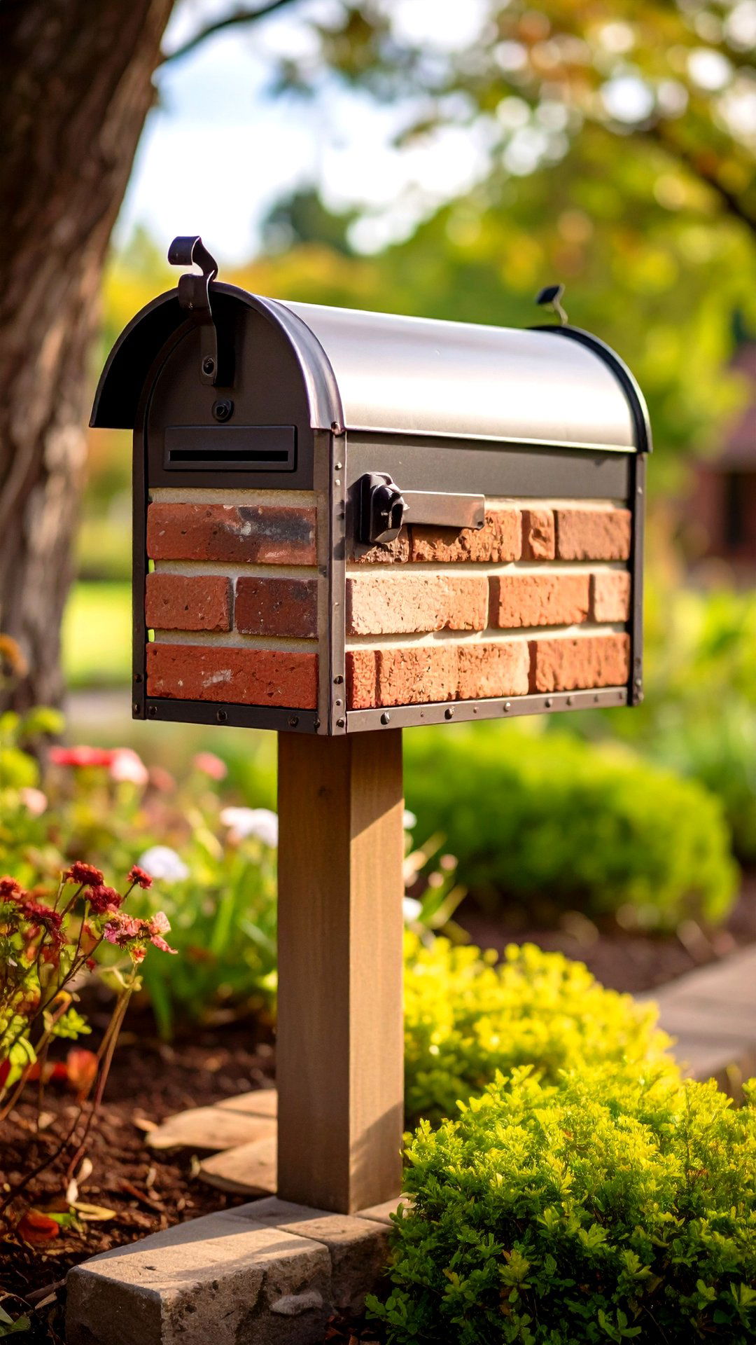 Eco Friendly Brick Mailbox from Recycled Materials - 25 brick mailbox ideas