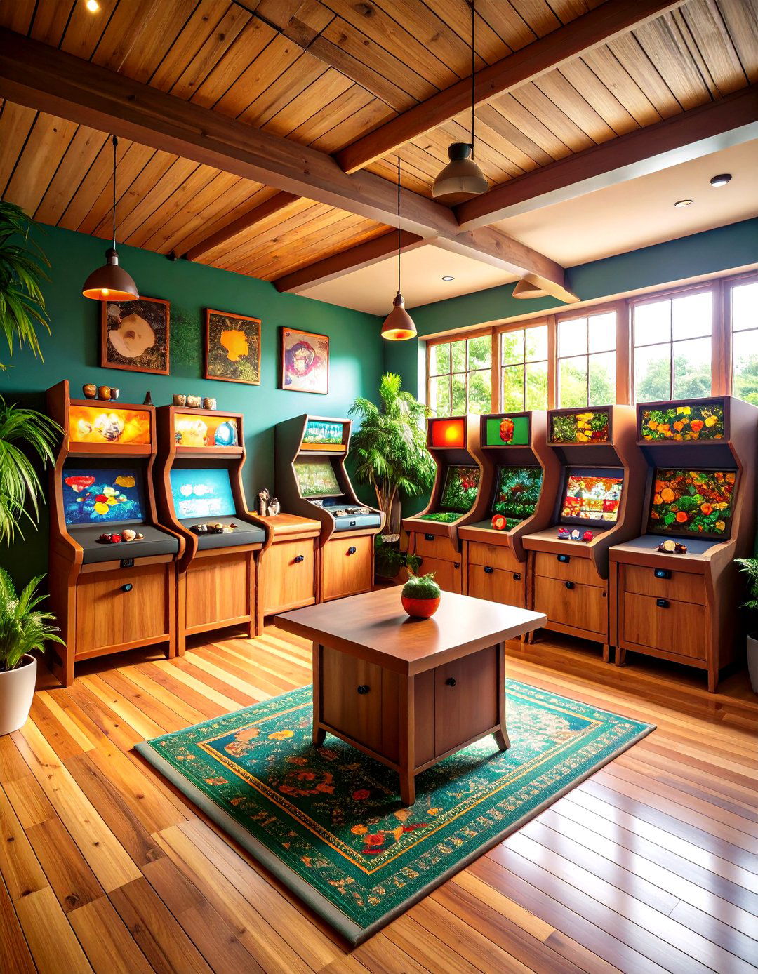 Eco Friendly Upcycled Arcade Room Design - 25 arcade room ideas