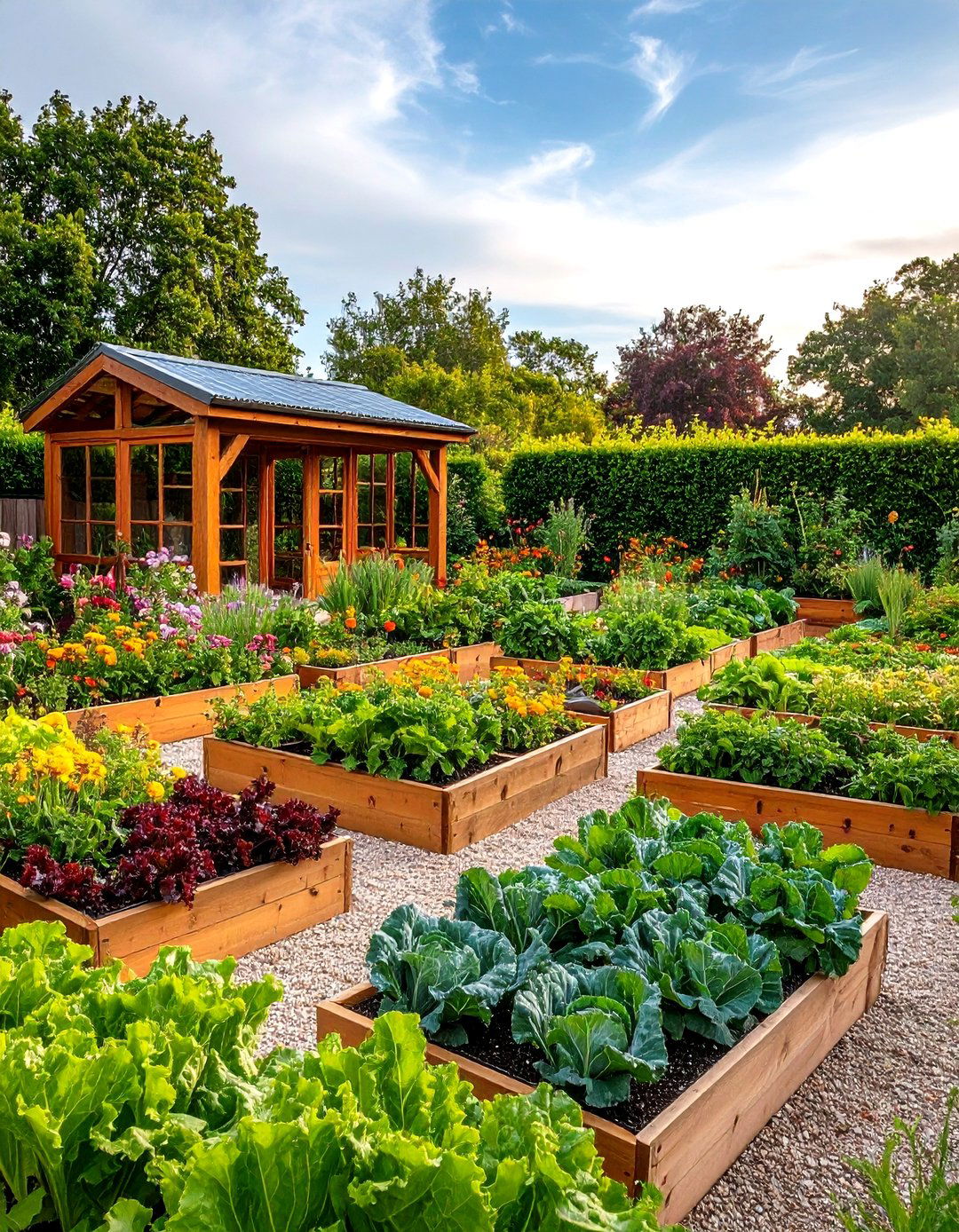 Edible Vegetable Parterre - 25 parterre garden ideas