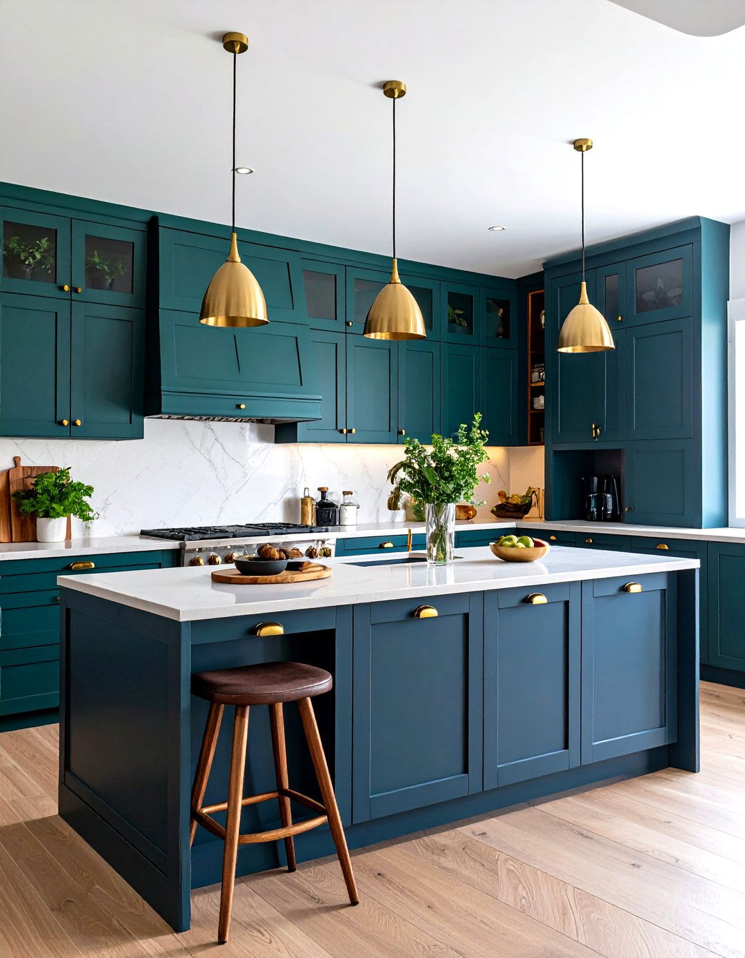 Embrace Moody Cabinets to Add Cozy Drama - 25 cozy kitchen ideas
