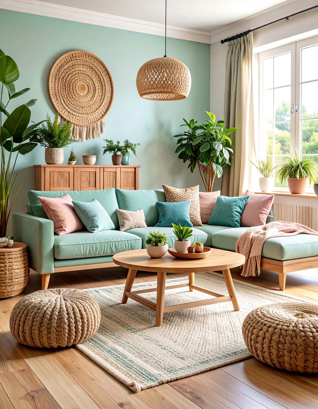 Embrace Nature Inspired Pastel Palettes - 25 pastel living room ideas