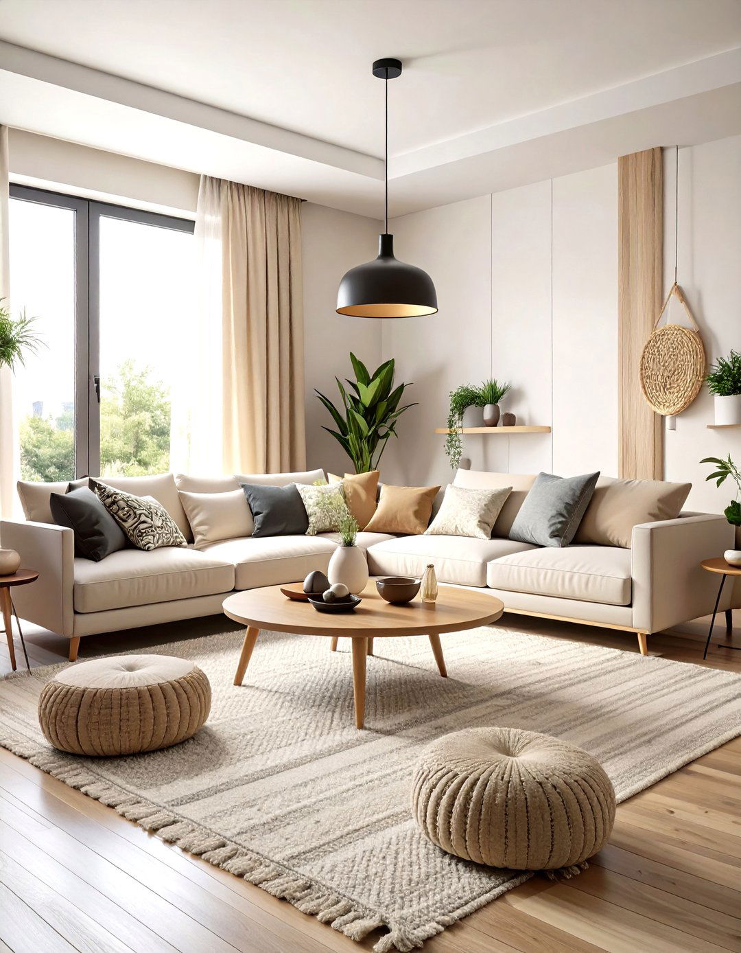 Embrace a Layered Neutral Palette - 25 minimalist apartment ideas