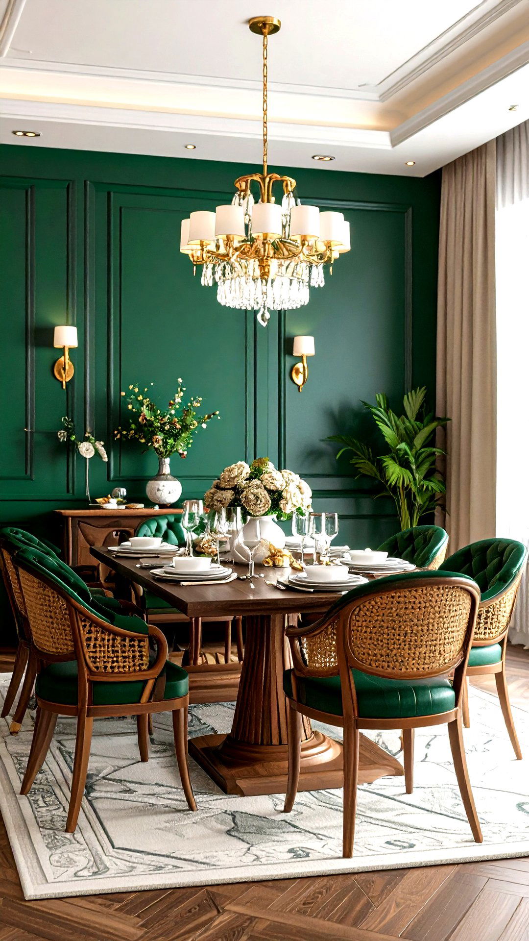 Emerald Green Accent Wall Luxe - 25 accent wall colors
