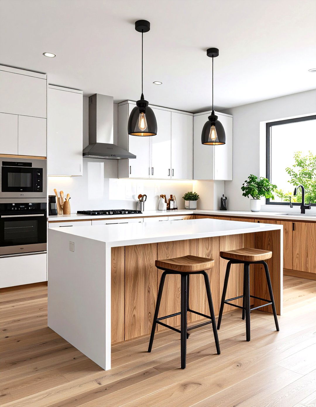End Peninsula Turns a Galley Kitchen into a Social Hub - 25 galley kitchen ideas